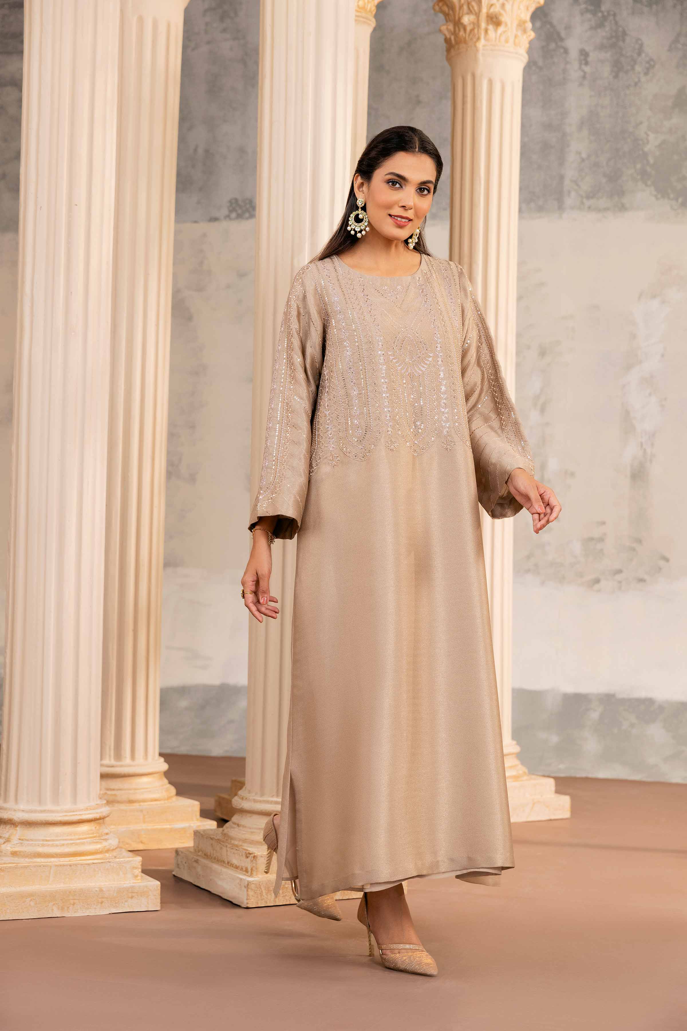Embroidered Long Dress - FW23-08