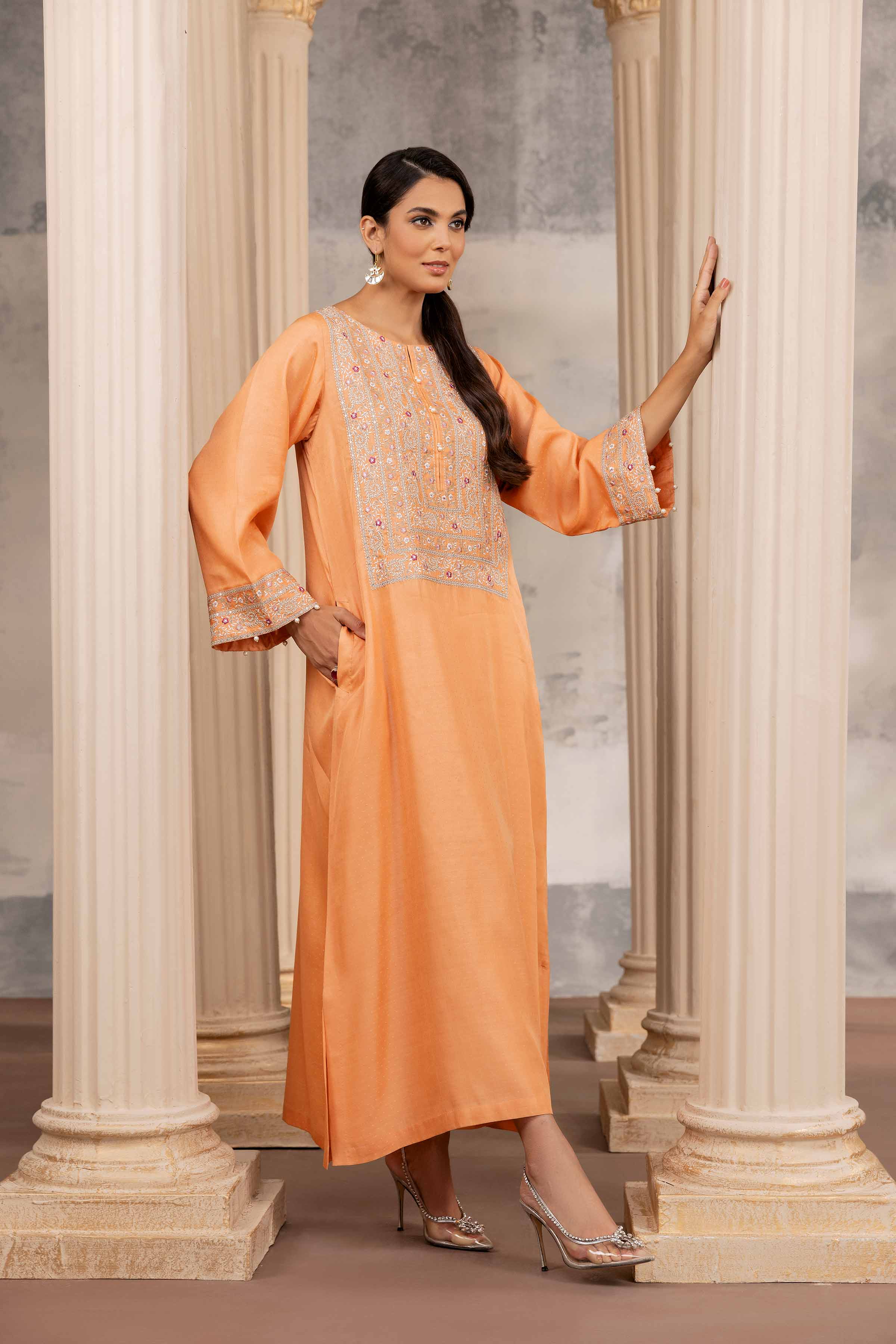 Embroidered Long Dress - FW23-09