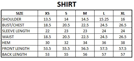 Size Guide