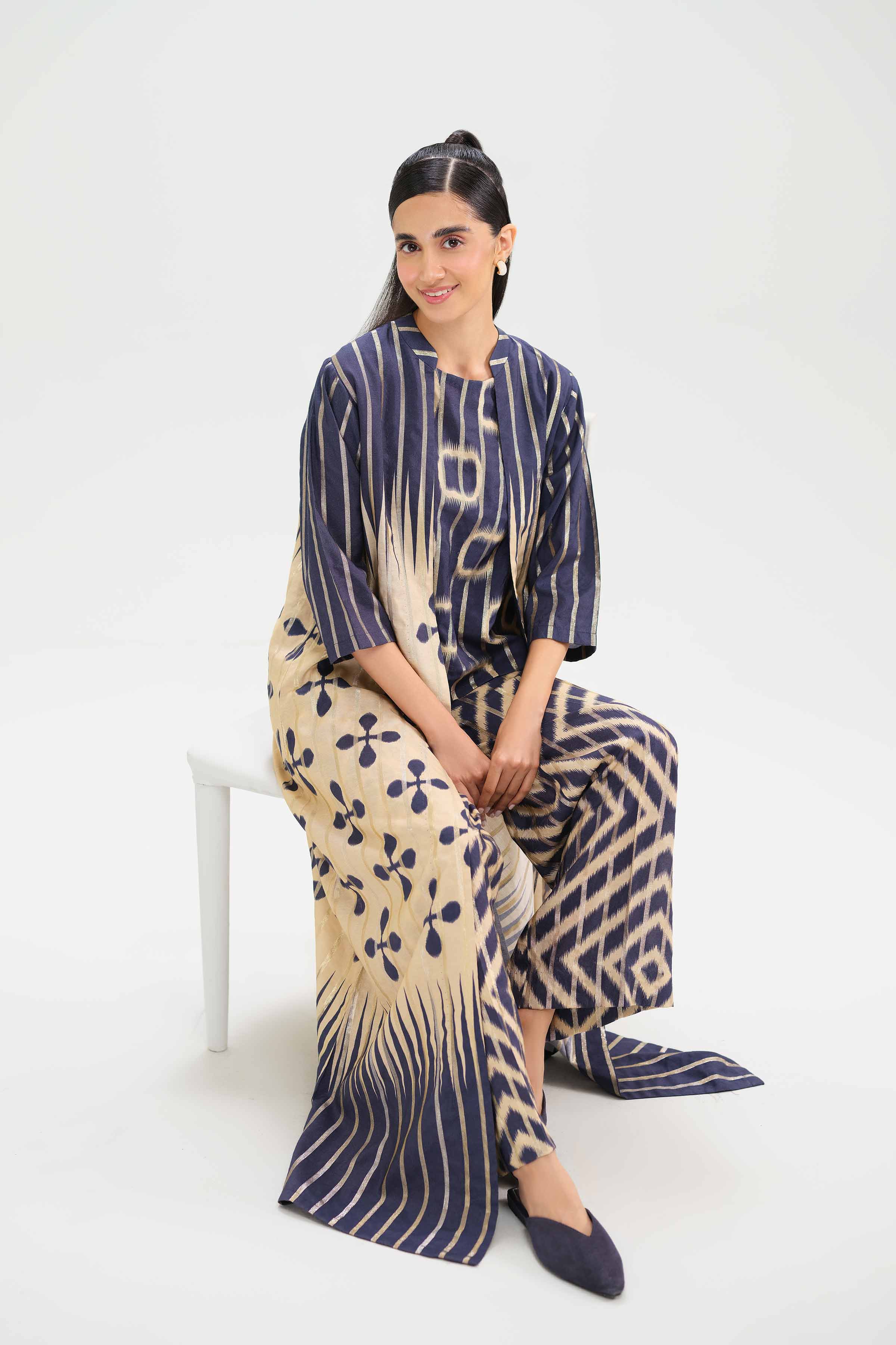 3 Piece - Printed Suit - FW24-71