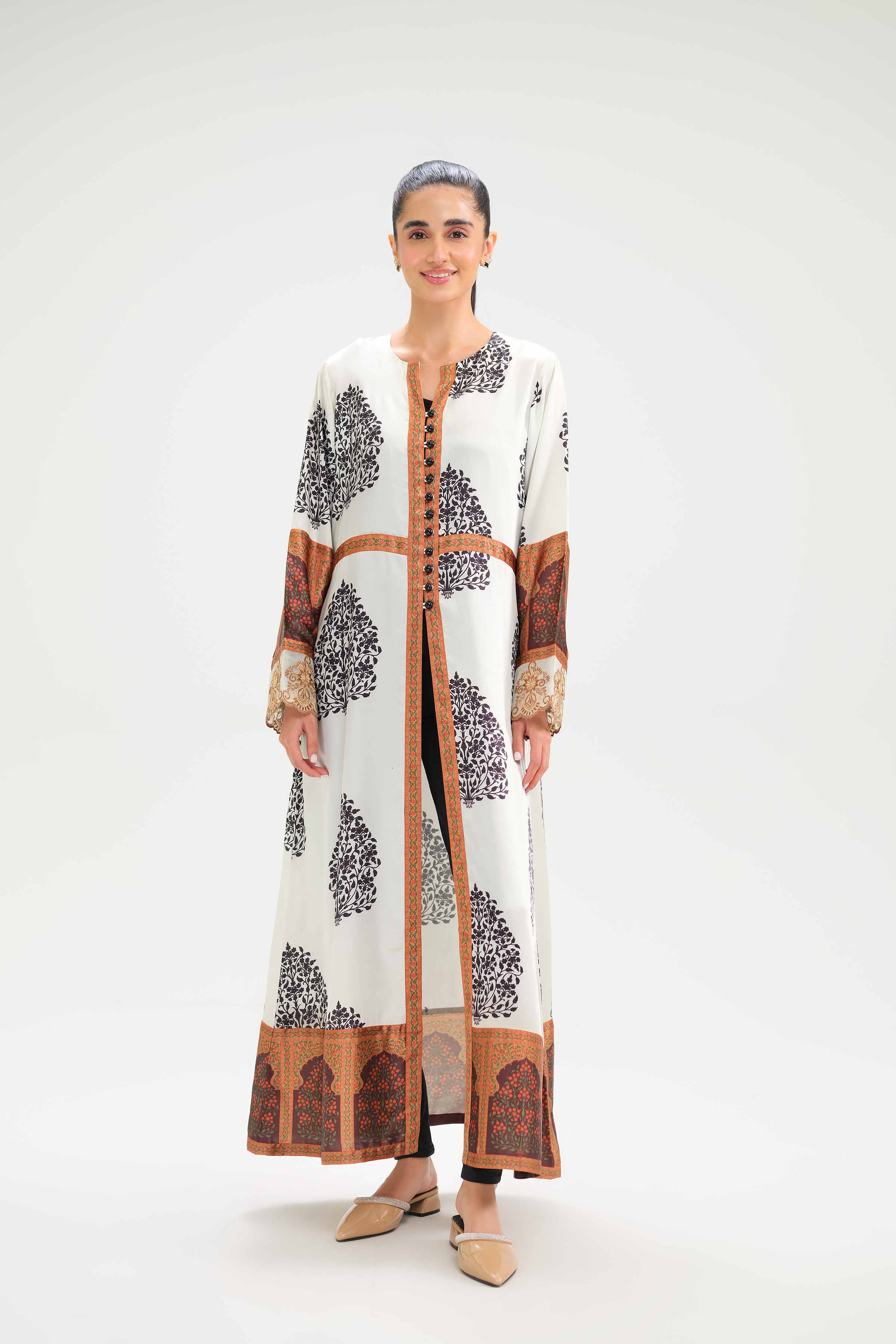 Printed Embroidered Dress - FW24-75