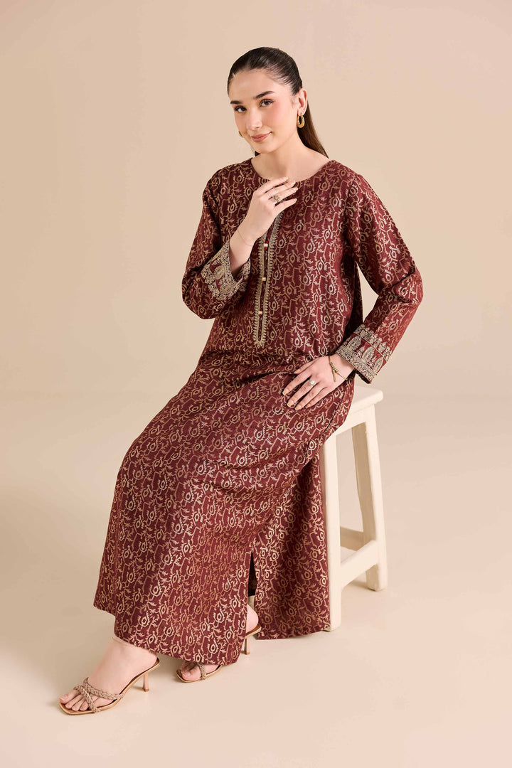 Embroidered Shirt - FW25-15 for Women - Pret Collection | Nishat | Shop Online