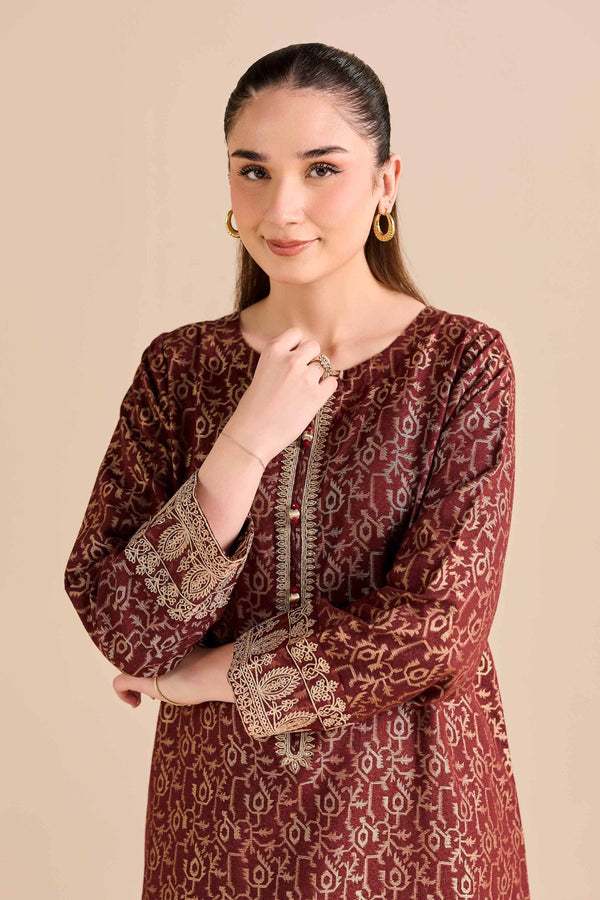 Embroidered Shirt - FW25-15 for Women - Pret Collection | Nishat | Shop Online