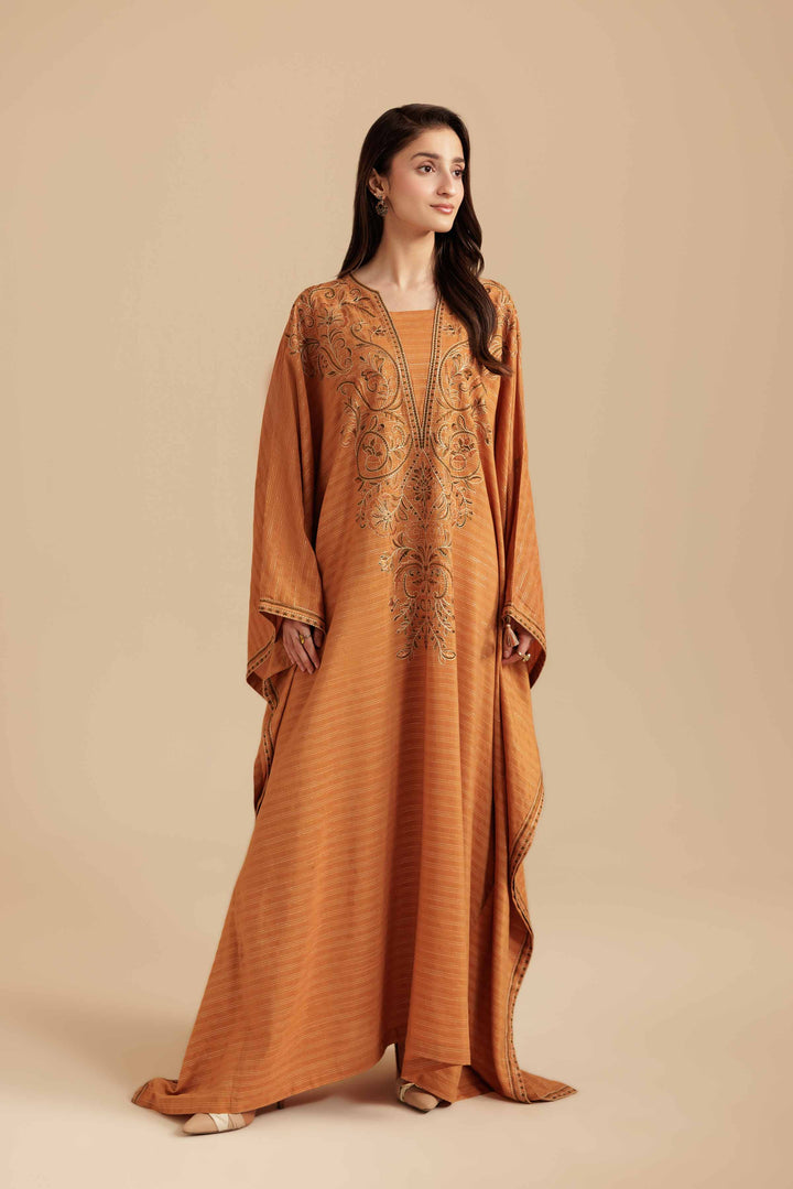 Embroidered Kaftan - FW25-17 for Women - Pret Collection | Nishat | Shop Online