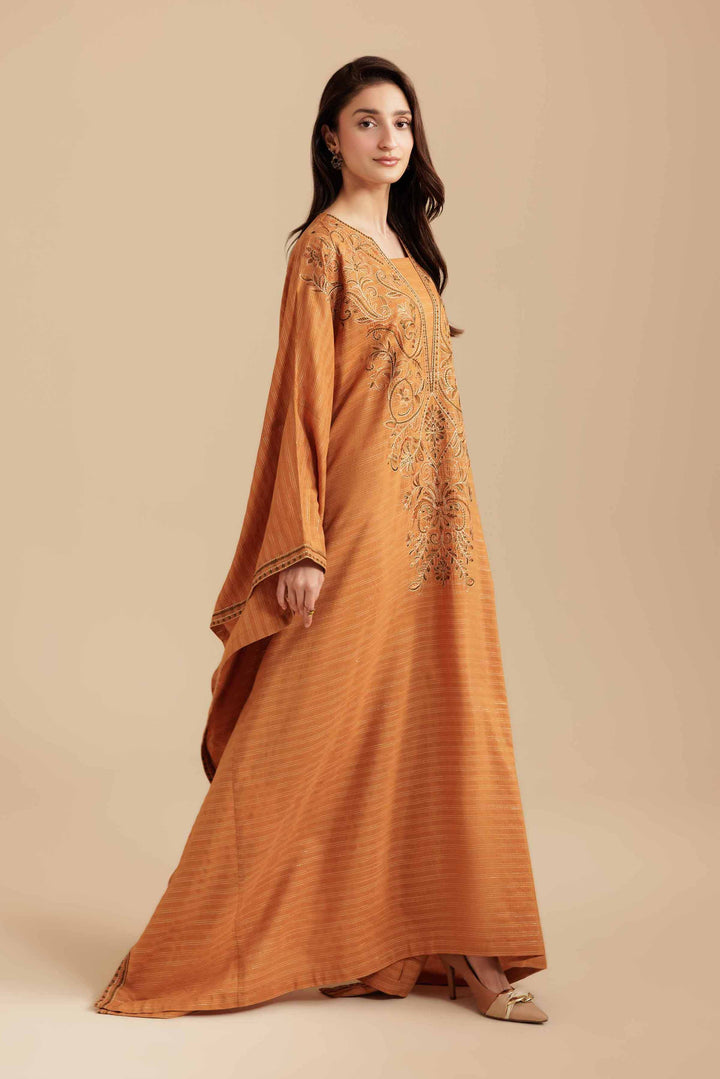 Embroidered Kaftan - FW25-17 for Women - Pret Collection | Nishat | Shop Online