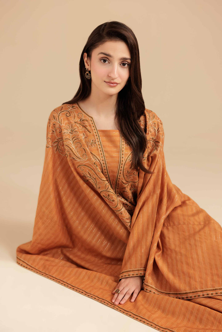 Embroidered Kaftan - FW25-17 for Women - Pret Collection | Nishat | Shop Online