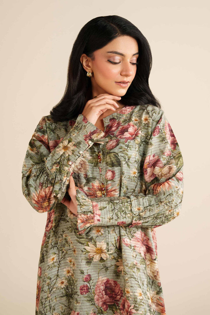 Printed Shirt - FW25-19 for Women - Pret Collection | Nishat | Shop Online