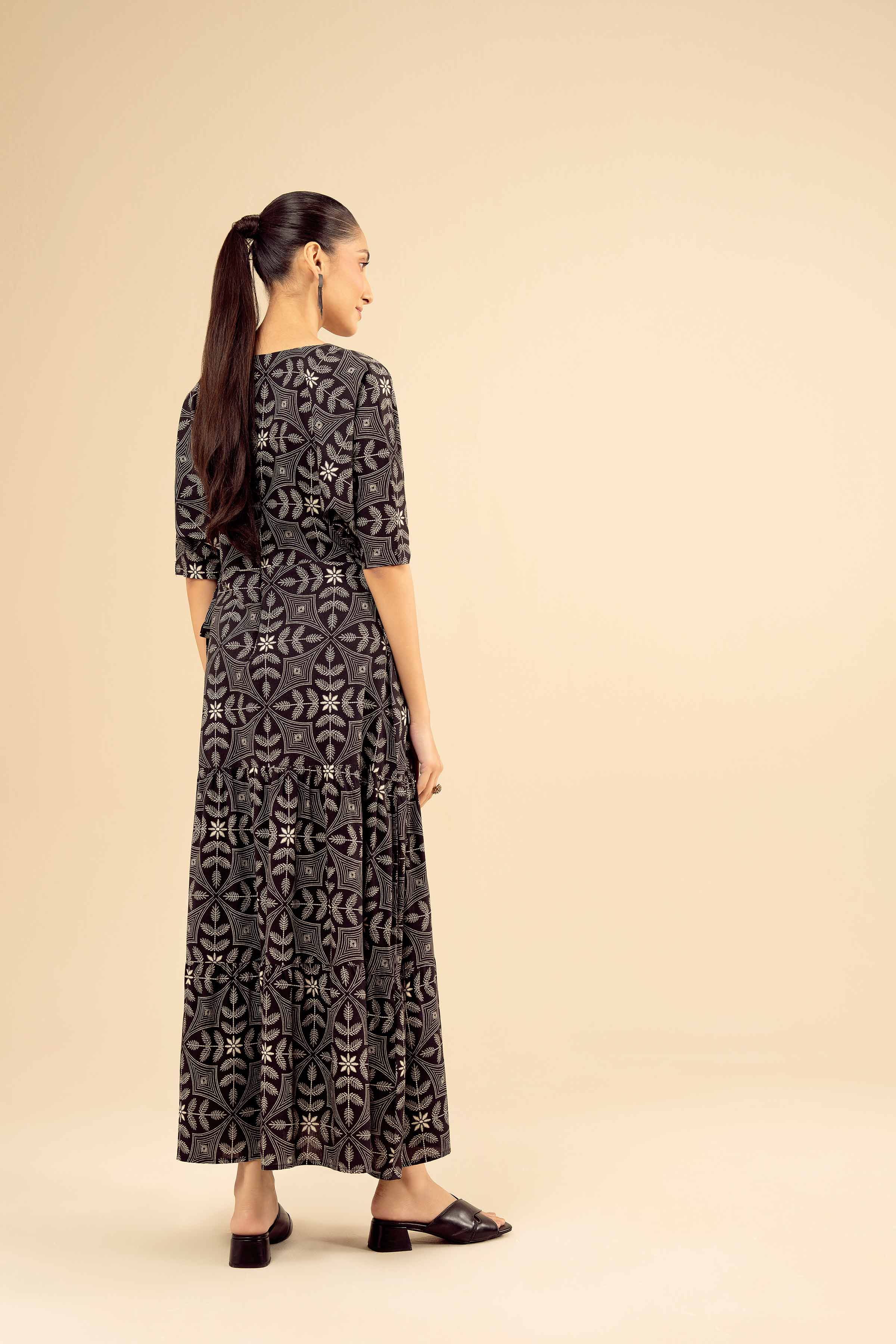Printed Dress - FW25-31 for Women - Pret Collection | Nishat | Shop Online