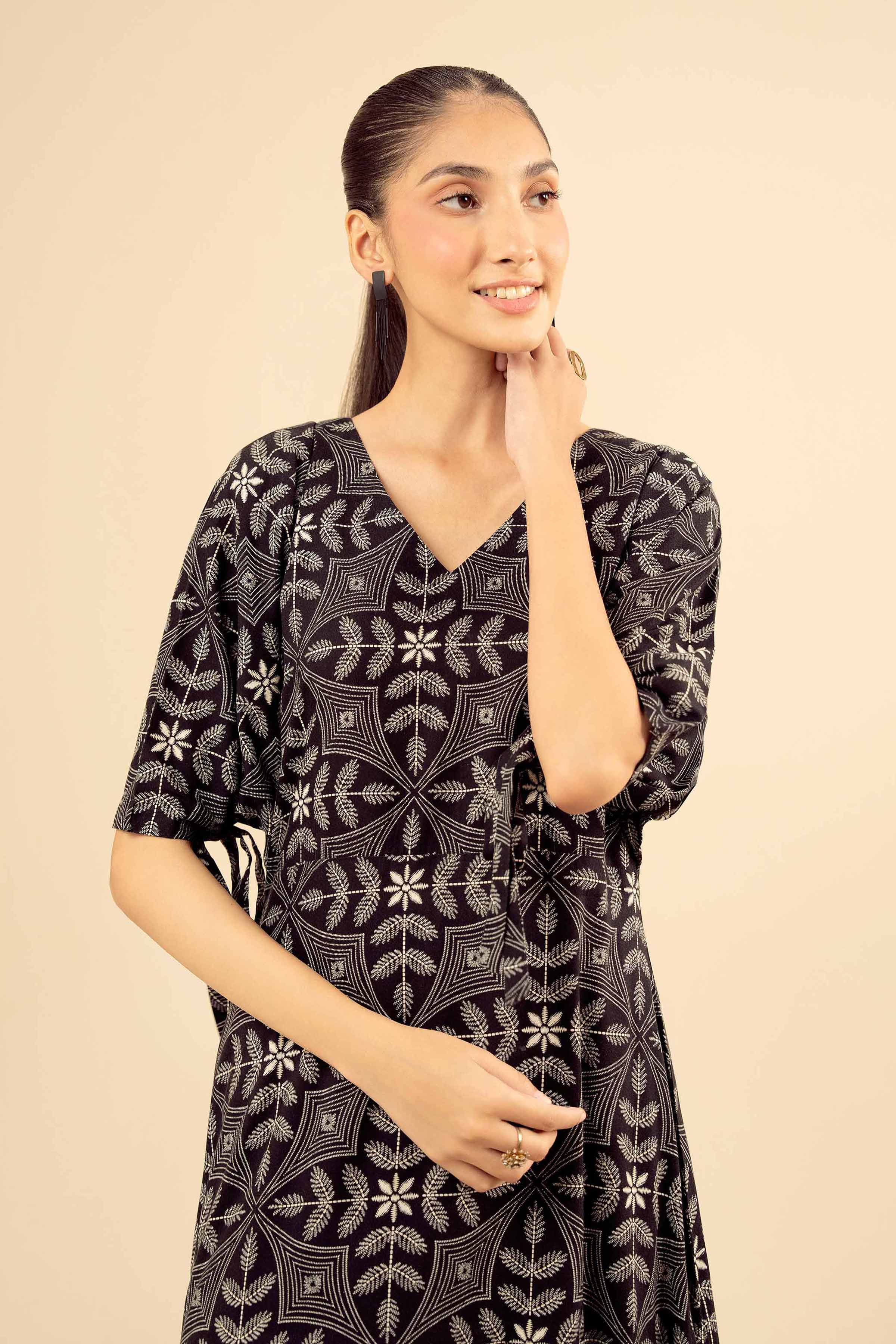 Printed Dress - FW25-31 for Women - Pret Collection | Nishat | Shop Online