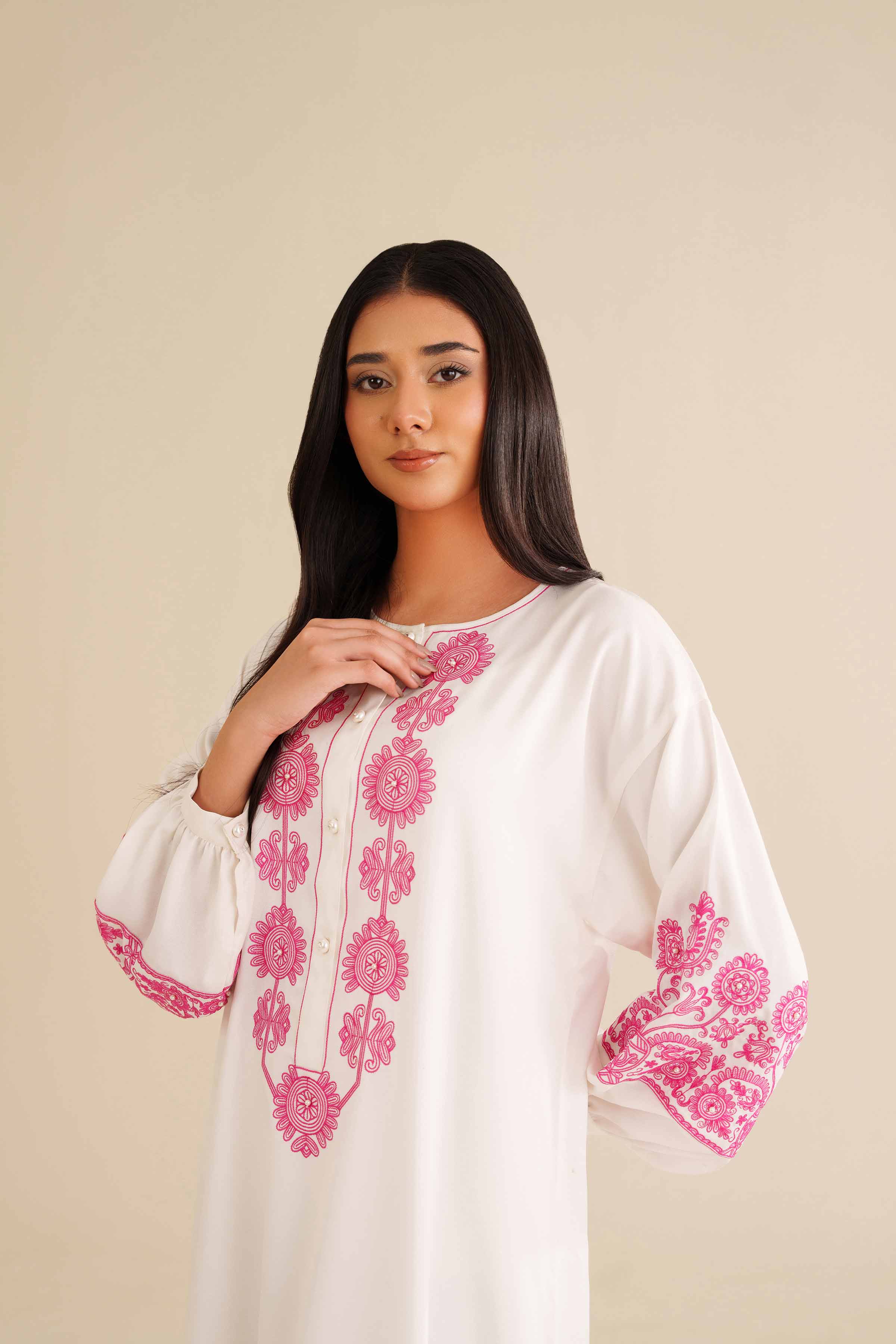 Embroidered Dress - FW25-33 for Women - Pret Collection | Nishat | Shop Online