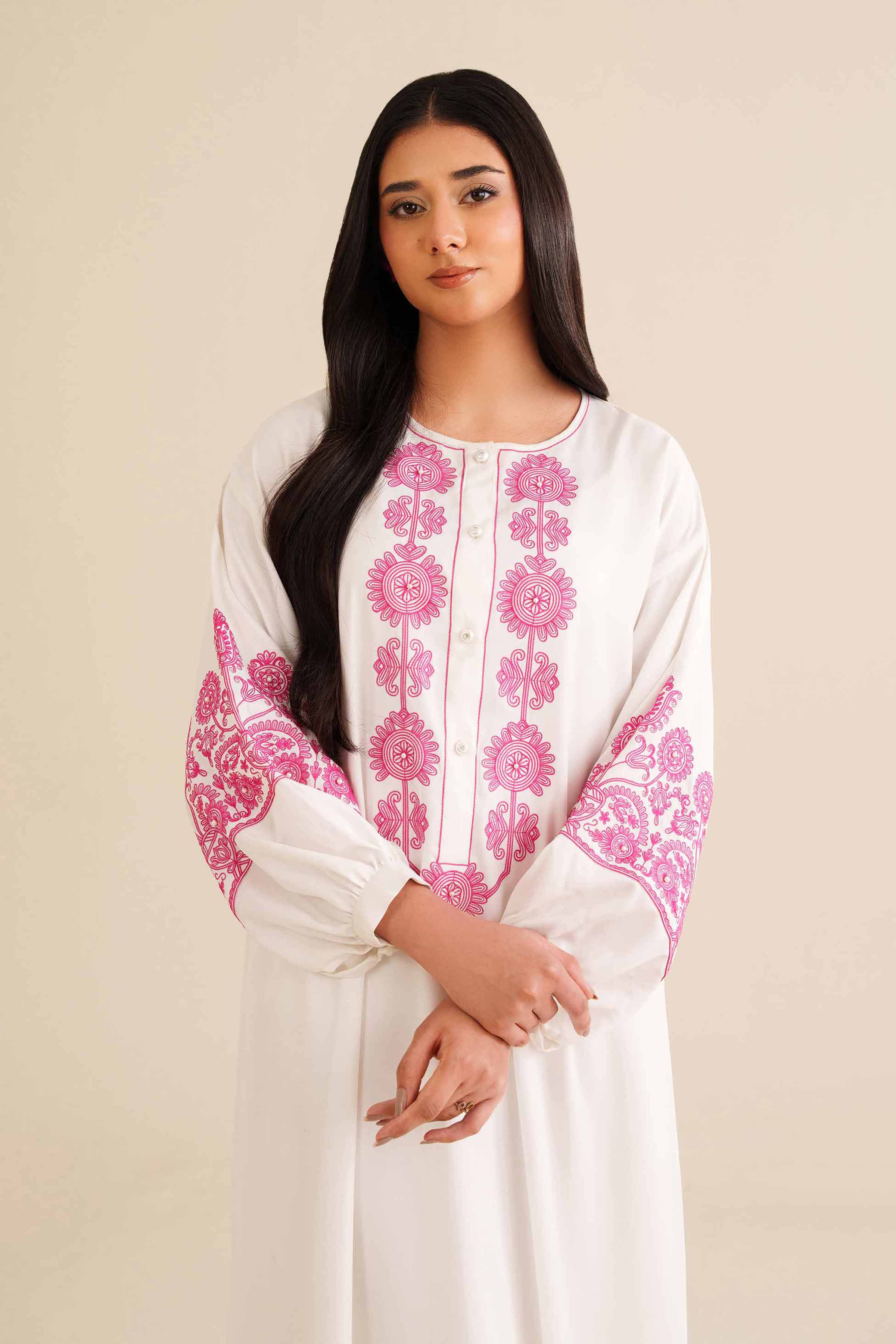Embroidered Dress - FW25-33 for Women - Pret Collection | Nishat | Shop Online