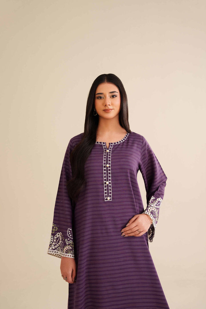 Embroidered Shirt - FW25-40 for Women - Pret Collection | Nishat | Shop Online