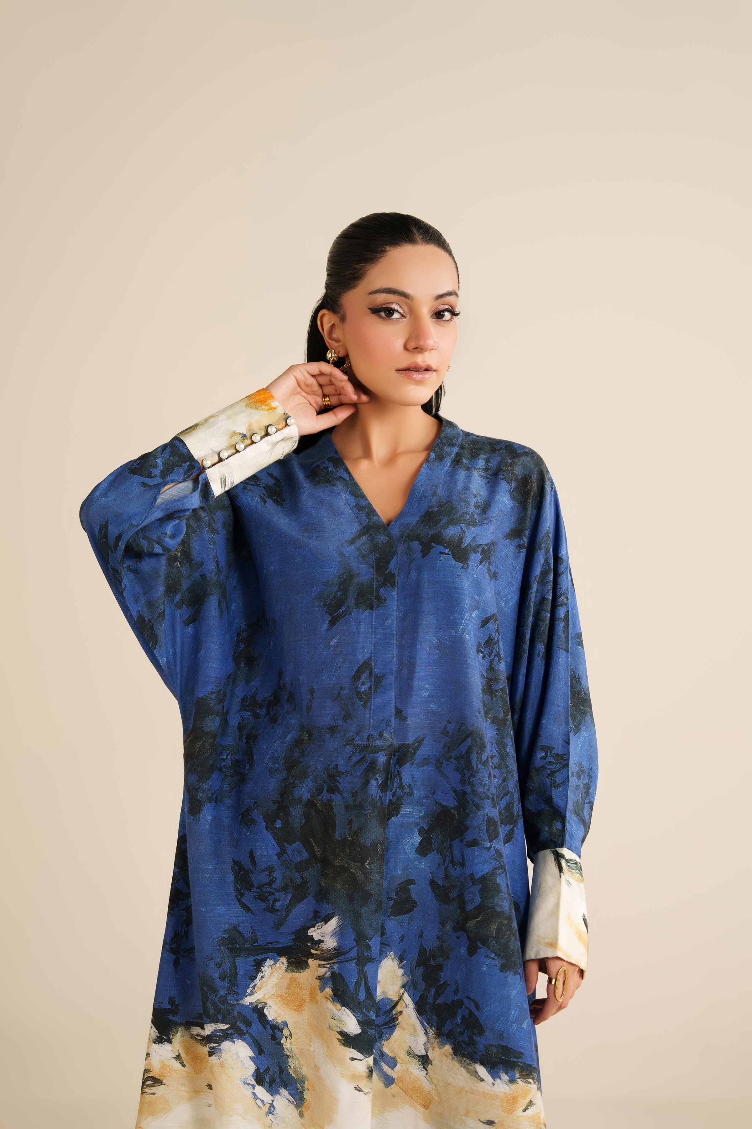 Printed Dress - FW25-41 for Women - Pret Collection | Nishat | Shop Online