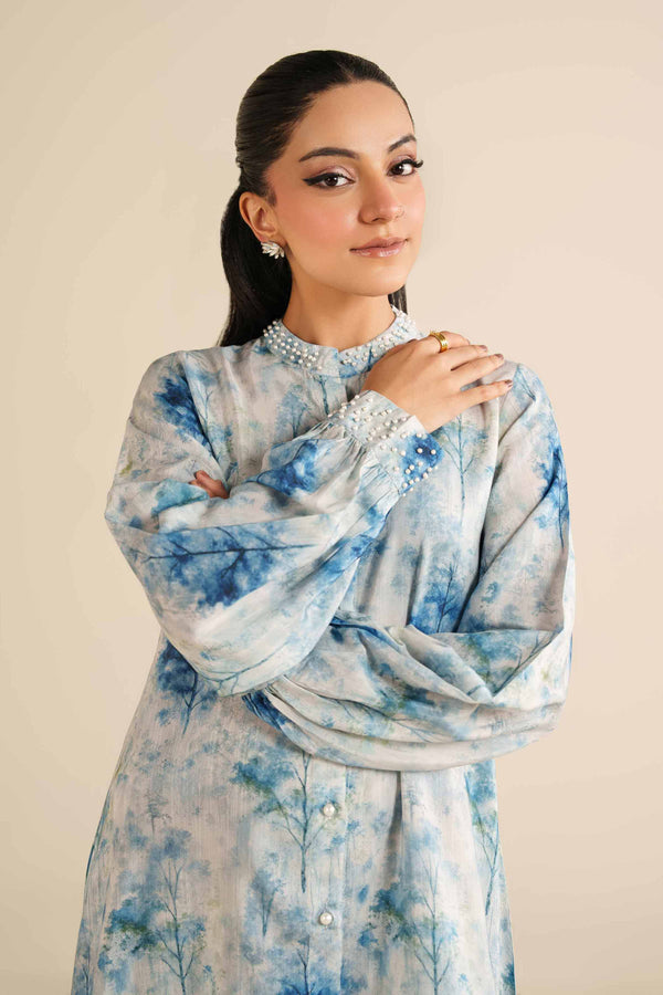 Printed Dress - FW25-43 for Women - Pret Collection | Nishat | Shop Online