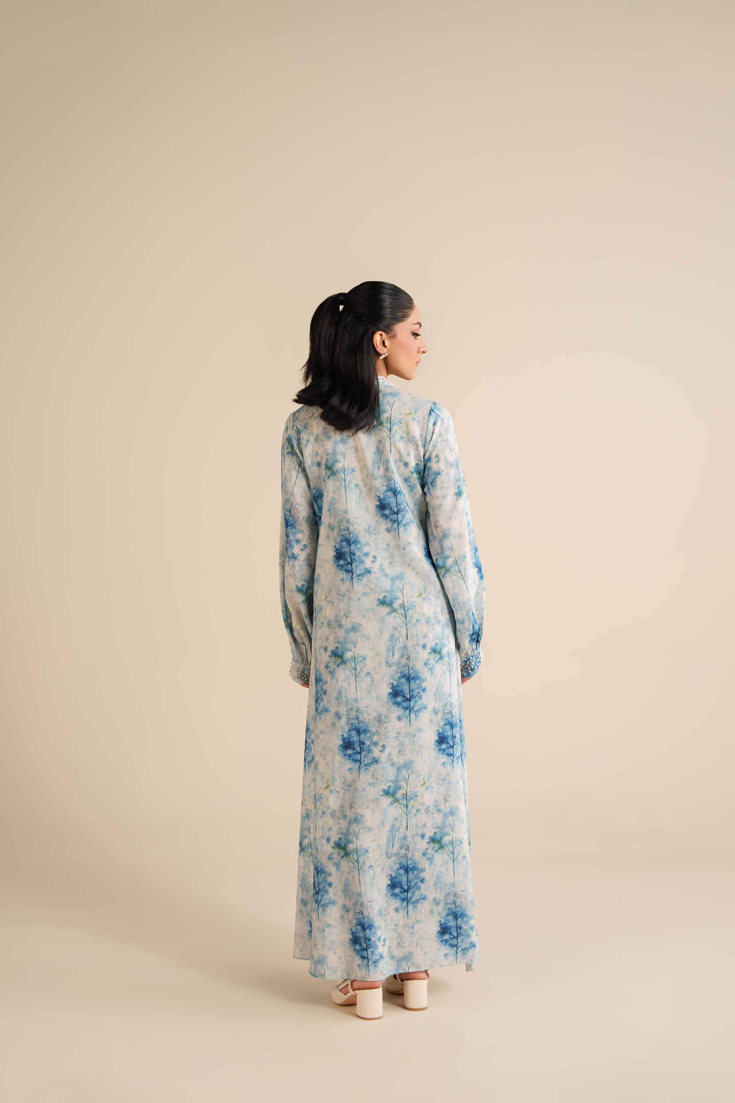 Printed Dress - FW25-43 for Women - Pret Collection | Nishat | Shop Online