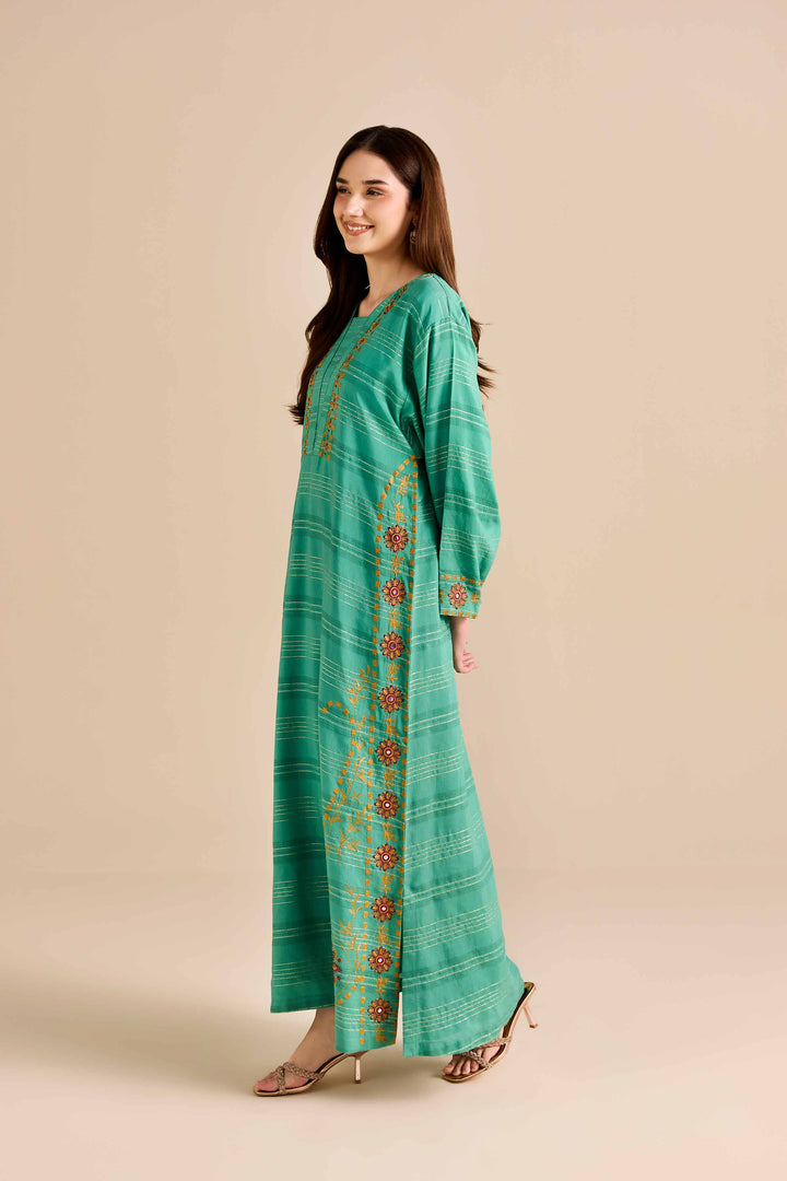 Embroidered Shirt - FW25-47 for Women - Pret Collection | Nishat | Shop Online