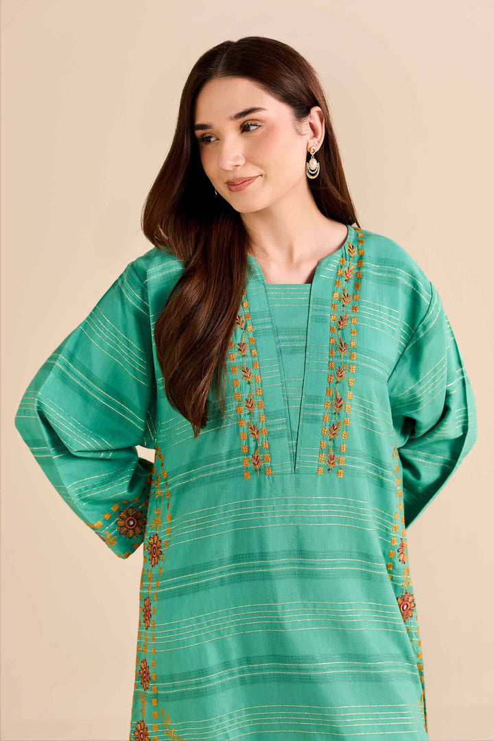 Embroidered Shirt - FW25-47 for Women - Pret Collection | Nishat | Shop Online