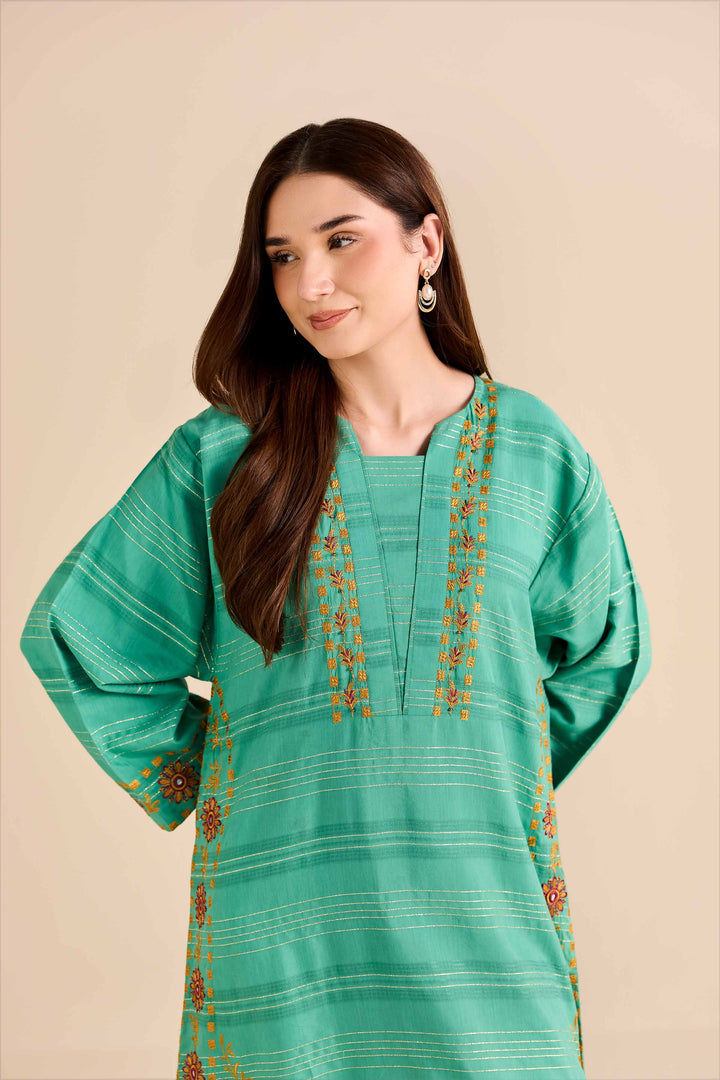 Embroidered Shirt - FW25-47 for Women - Pret Collection | Nishat | Shop Online