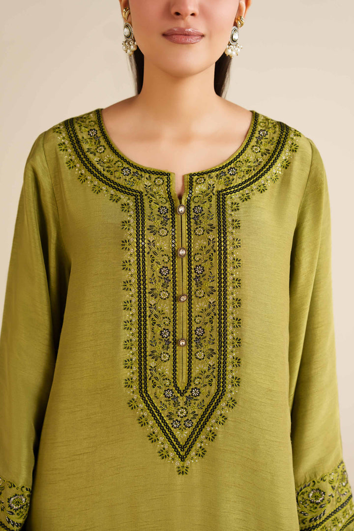 Embroidered Shirt - FW25-58 for Women - Pret Collection | Nishat | Shop Online