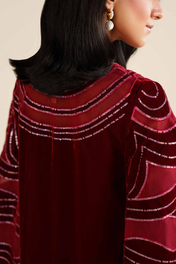 Embroidered Shirt - FW25-61 for Women - Pret Collection | Nishat | Shop Online