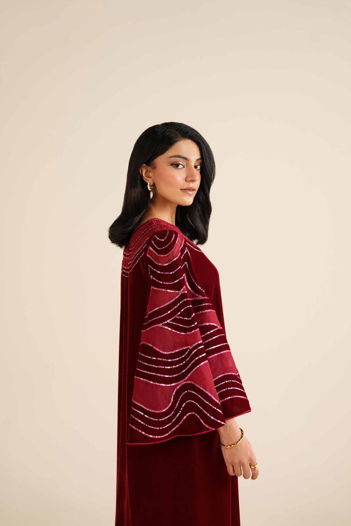 Embroidered Shirt - FW25-61 for Women - Pret Collection | Nishat | Shop Online