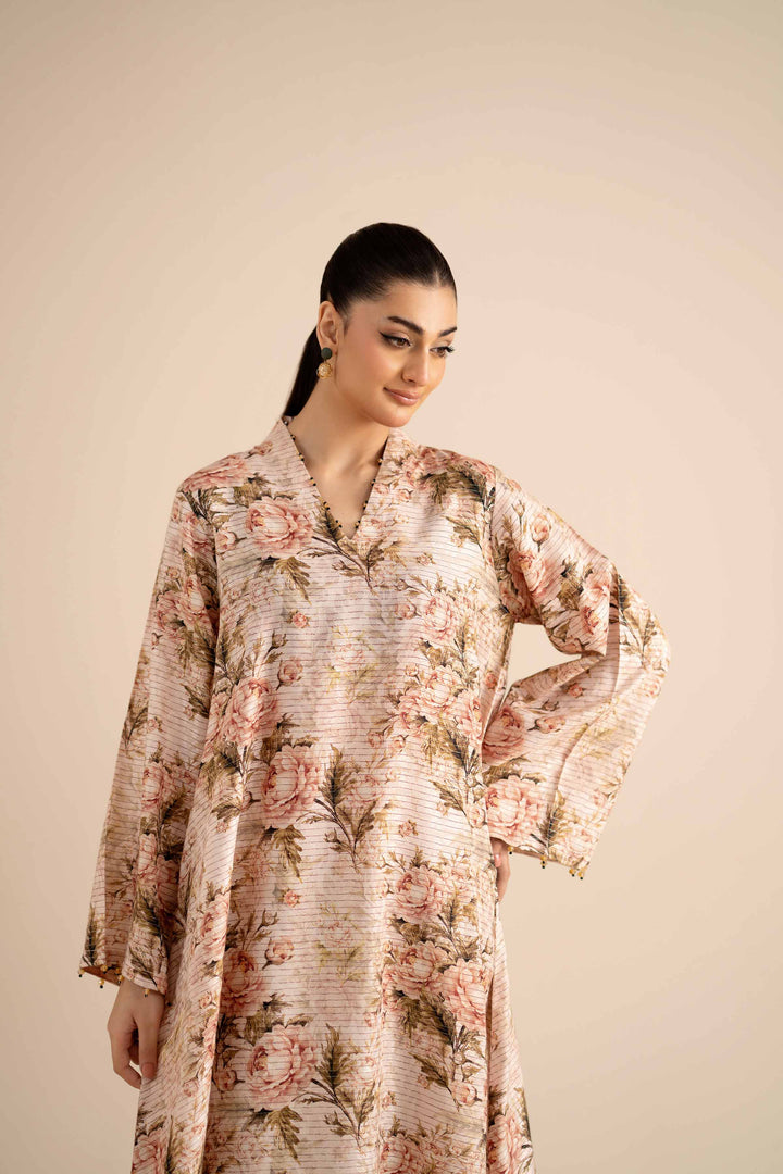 Printed Shirt - FW25-50 for Women - Pret Collection | Nishat | Shop Online