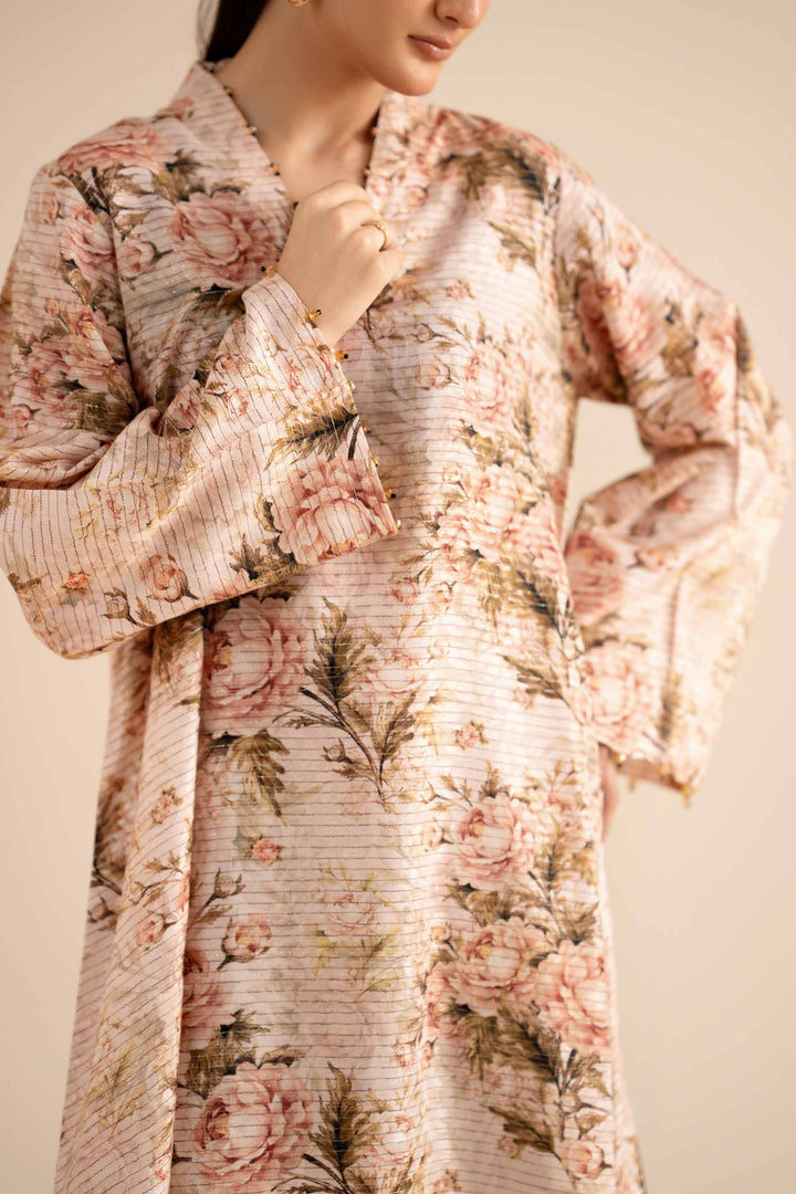 Printed Shirt - FW25-50 for Women - Pret Collection | Nishat | Shop Online
