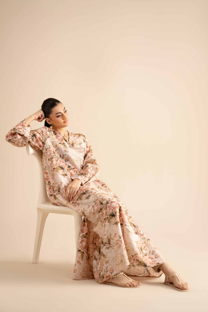 Printed Shirt - FW25-50 for Women - Pret Collection | Nishat | Shop Online