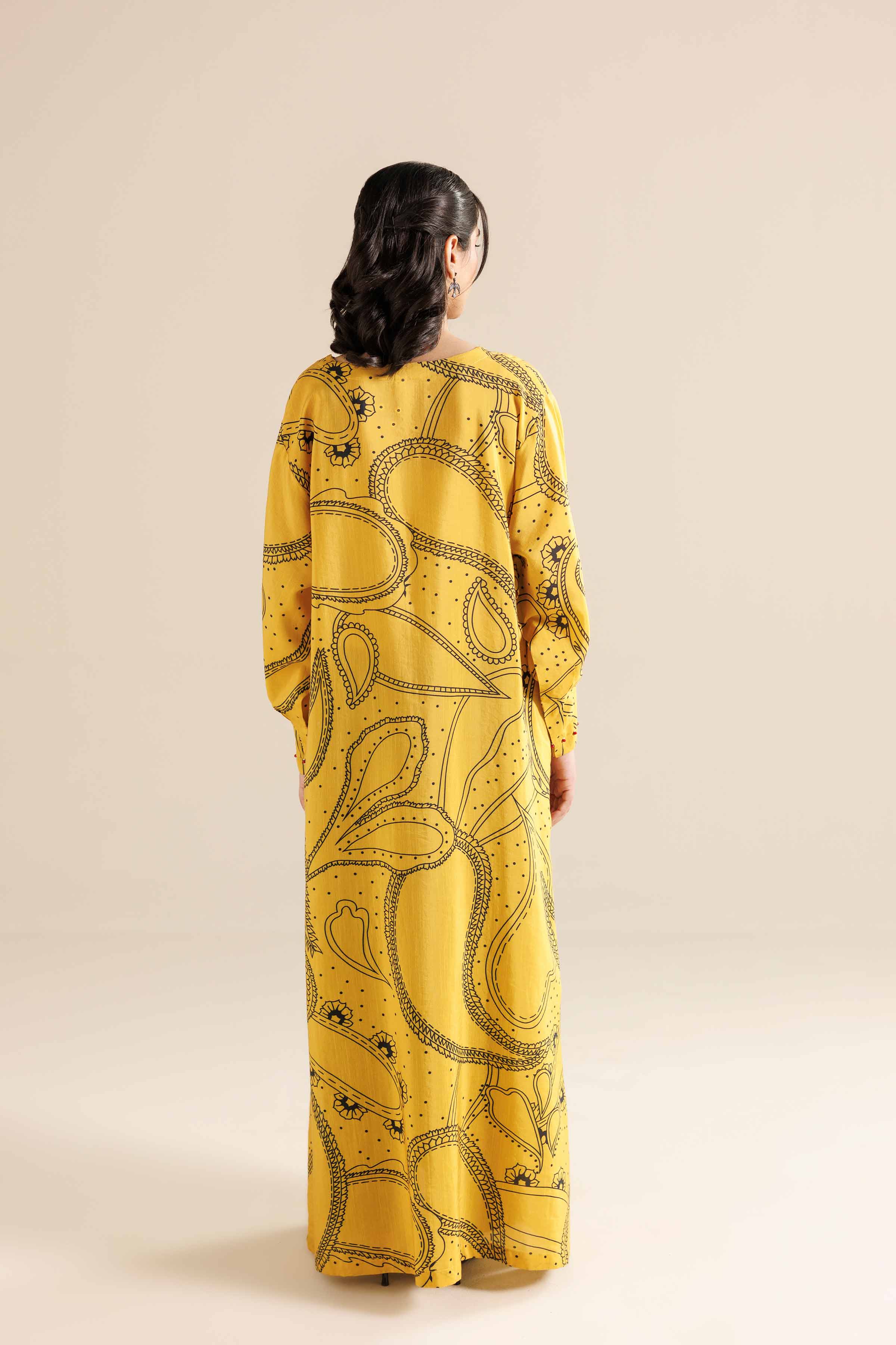 Printed Embroidered Shirt - FW25-54 for Women - Pret Collection | Nishat | Shop Online
