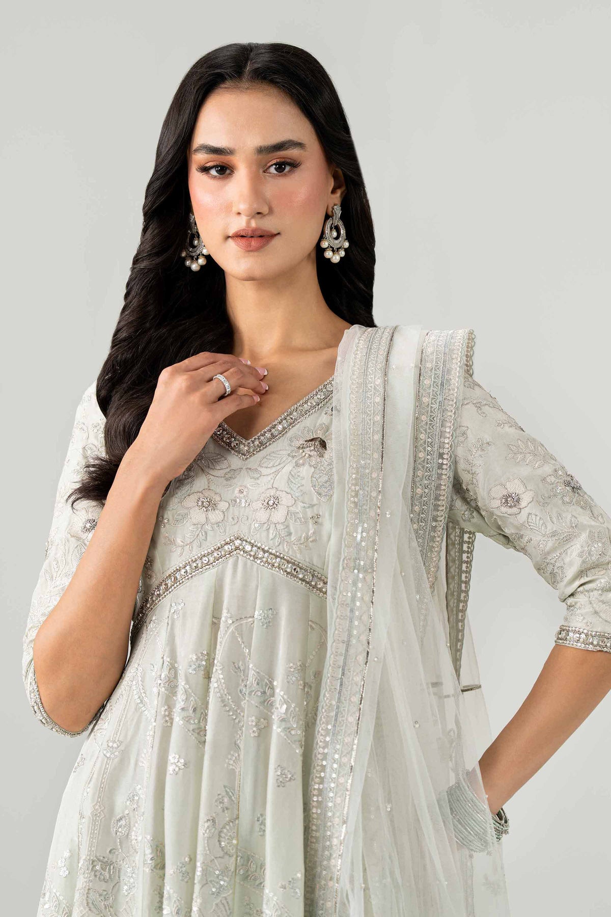 2 Piece - Embroidered Suit - KBS26-100  for Women - Boutique Collection | Nishat | Shop Online