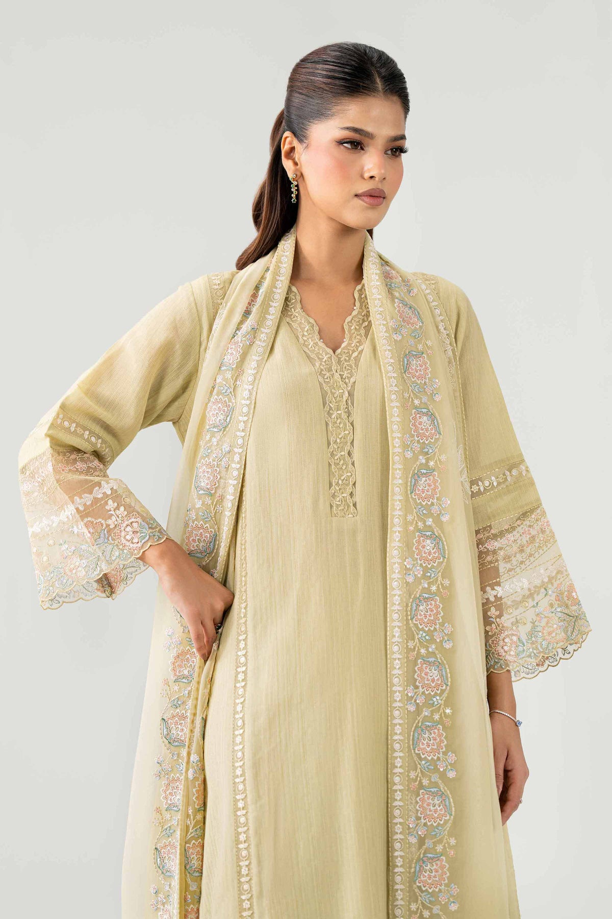 3 Piece - Embroidered Suit - KBS26-62  for Women - Boutique Collection | Nishat | Shop Online