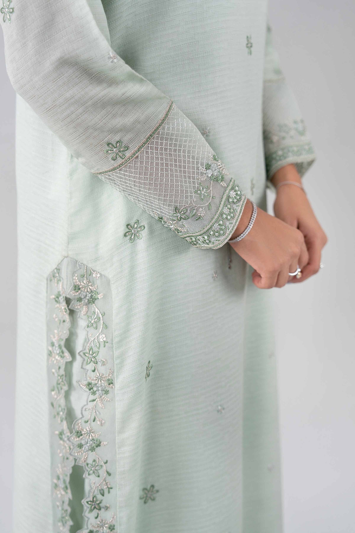 3 Piece - Embroidered Suit - KBS26-63