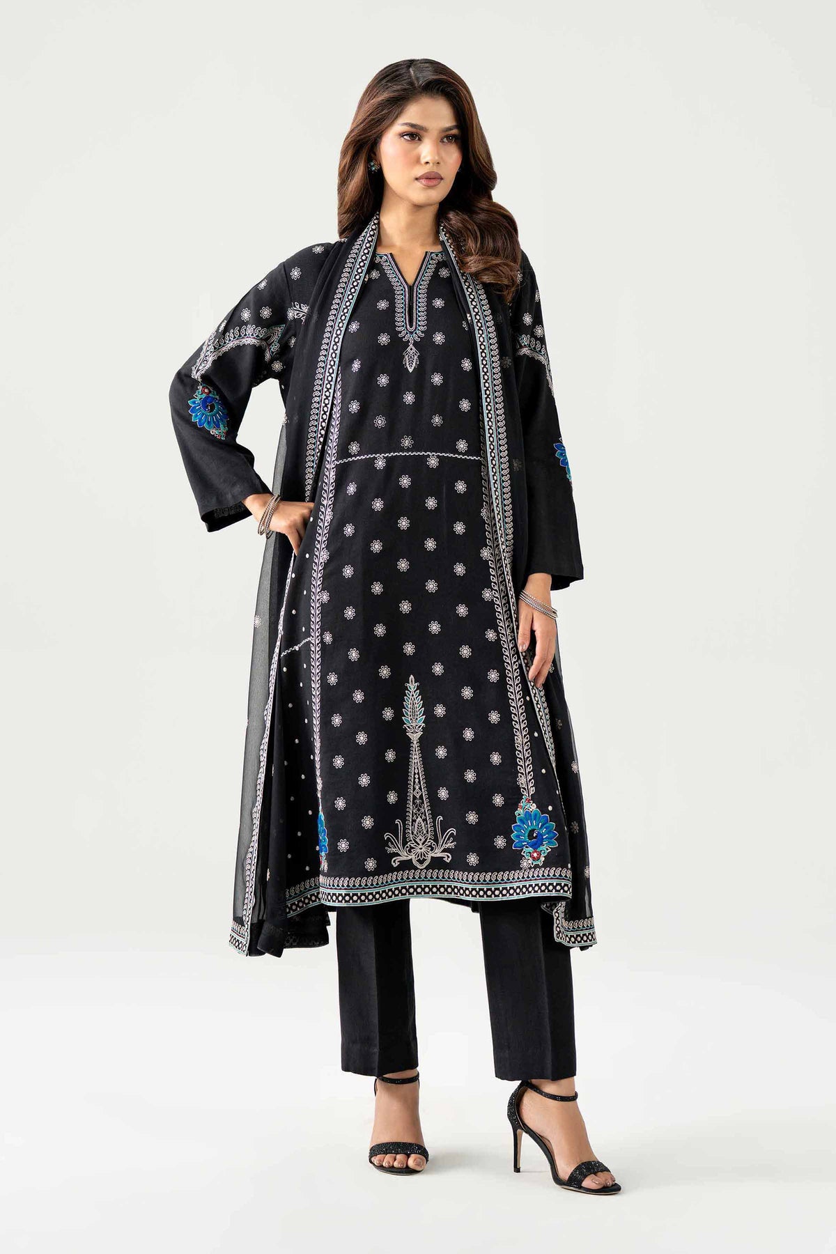 3 Piece - Embroidered Suit - KBS26-81  for Women - Boutique Collection | Nishat | Shop Online