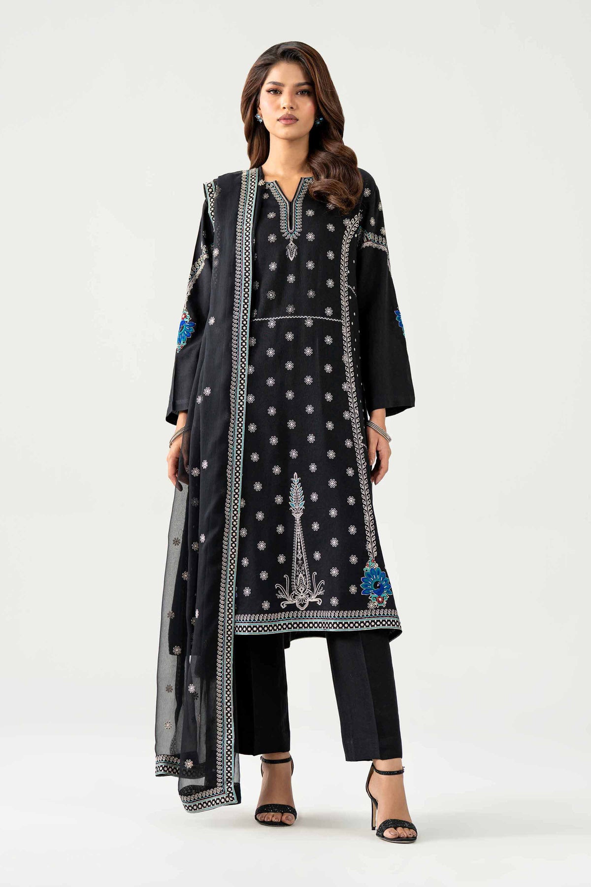 3 Piece - Embroidered Suit - KBS26-81  for Women - Boutique Collection | Nishat | Shop Online
