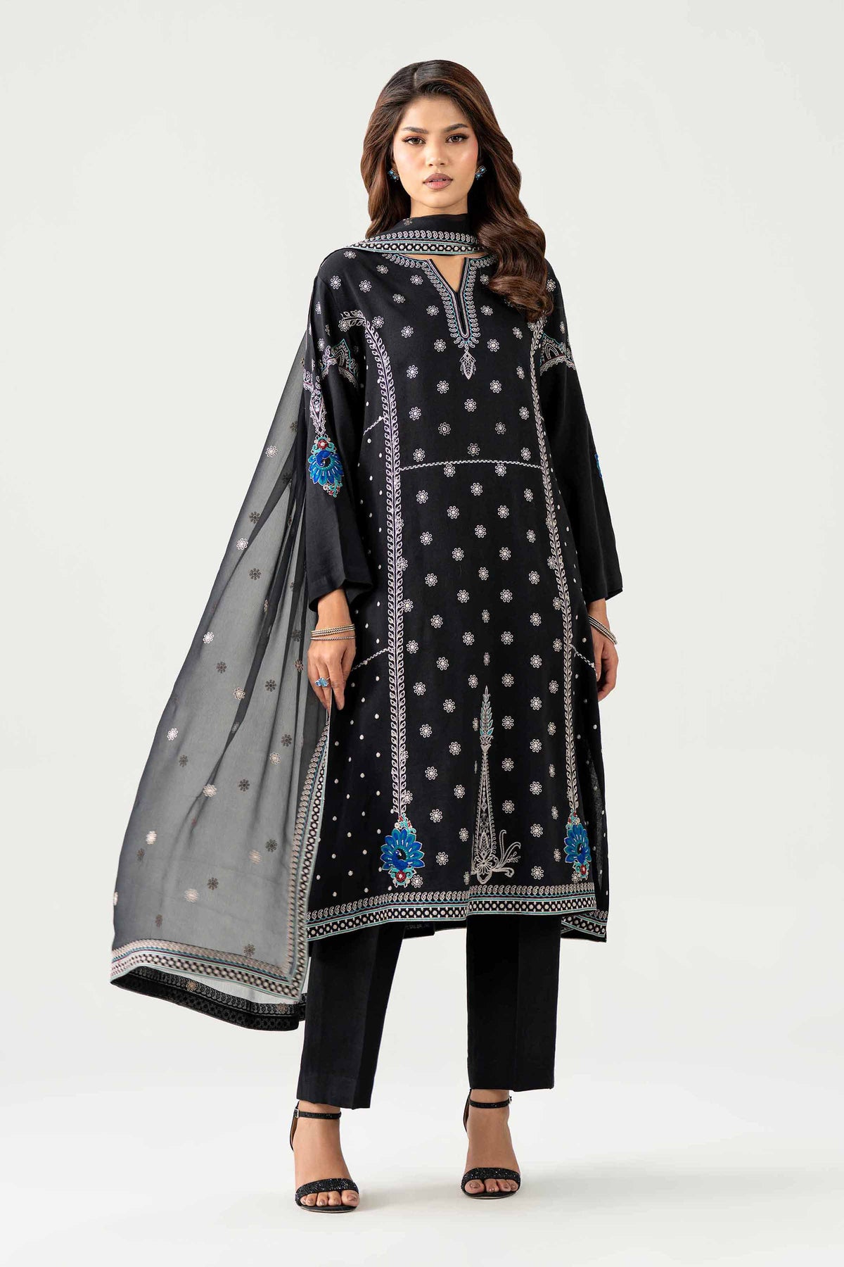 3 Piece - Embroidered Suit - KBS26-81  for Women - Boutique Collection | Nishat | Shop Online