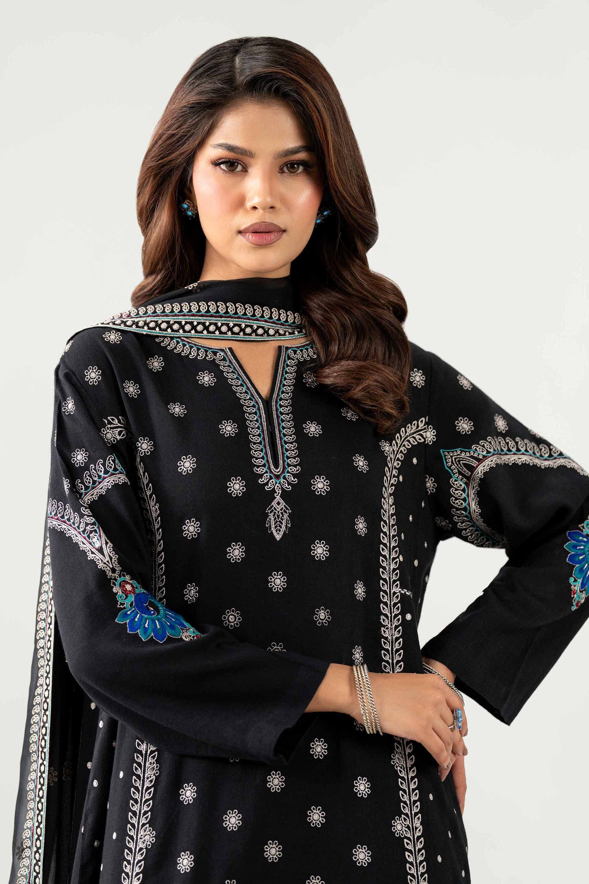 3 Piece - Embroidered Suit - KBS26-81  for Women - Boutique Collection | Nishat | Shop Online