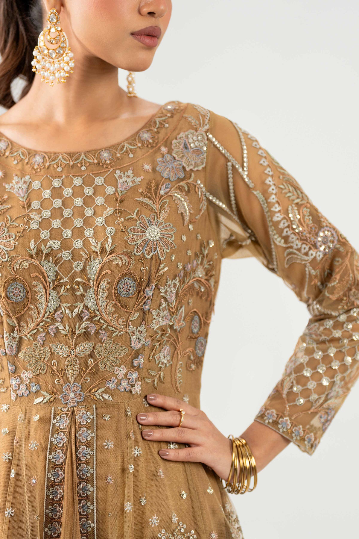 2 Piece - Embroidered Dress - KBS26-91  for Women - Boutique Collection | Nishat | Shop Online