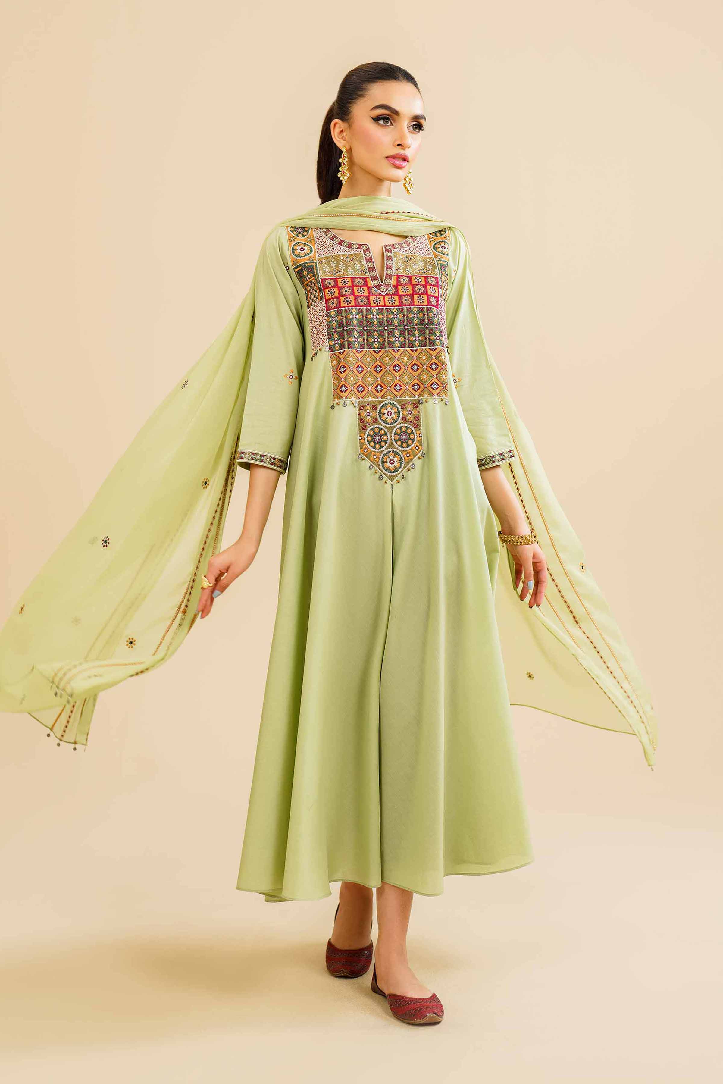 2 Piece - Embroidered Suit - KFE24-102