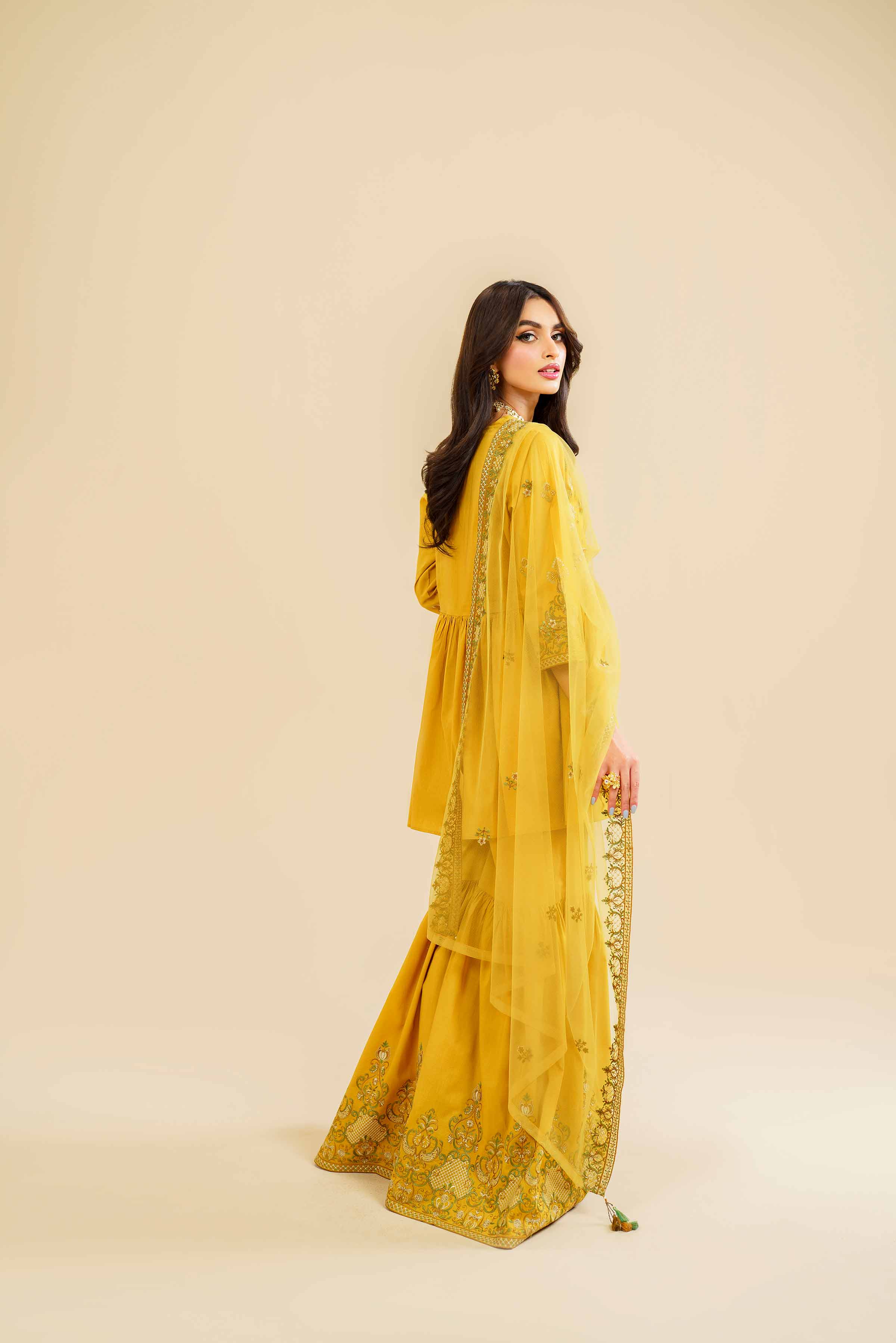 3 Piece - Embroidered Suit - KFE24-105