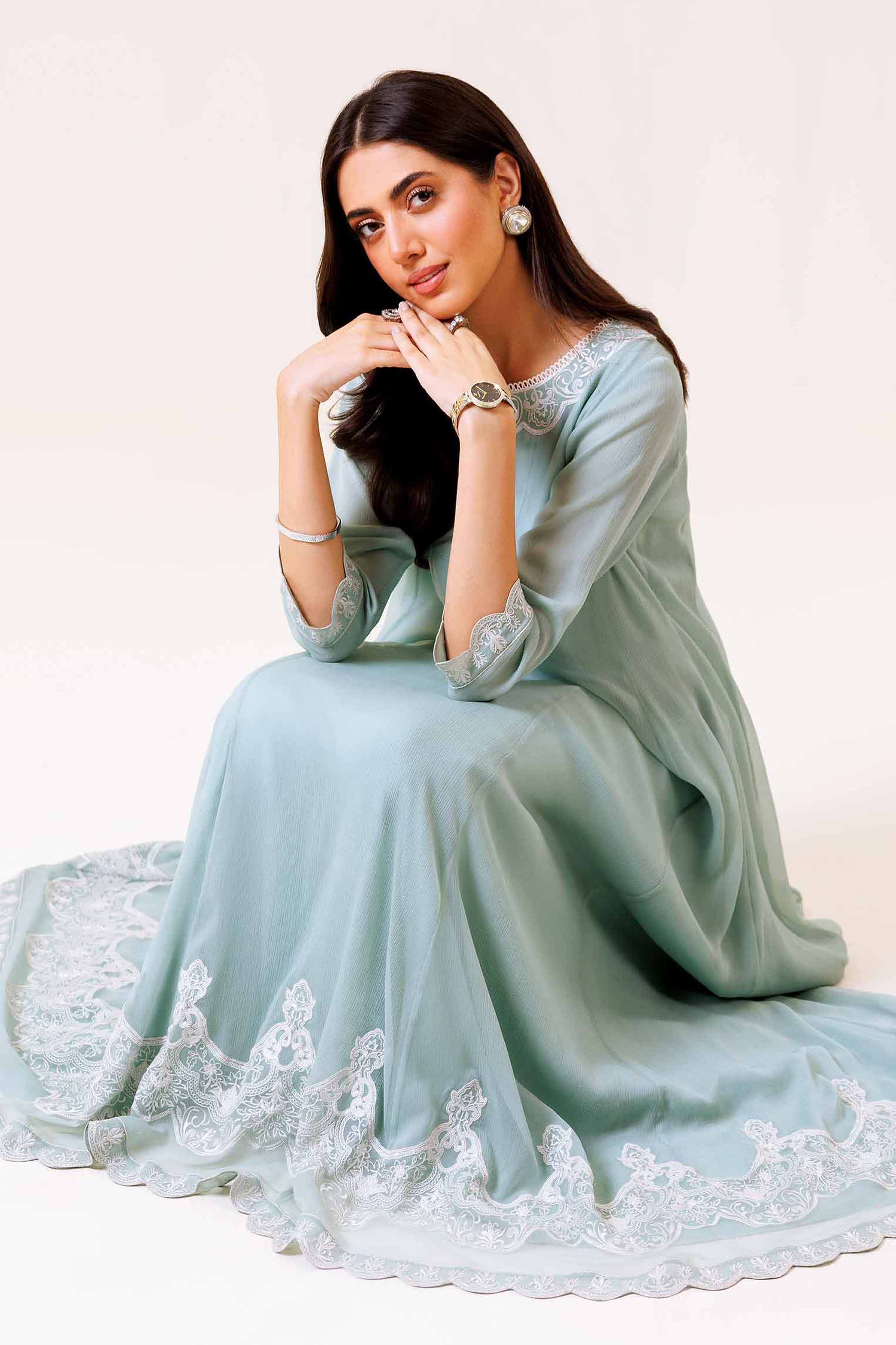 Embroidered Dress - KFE24-108