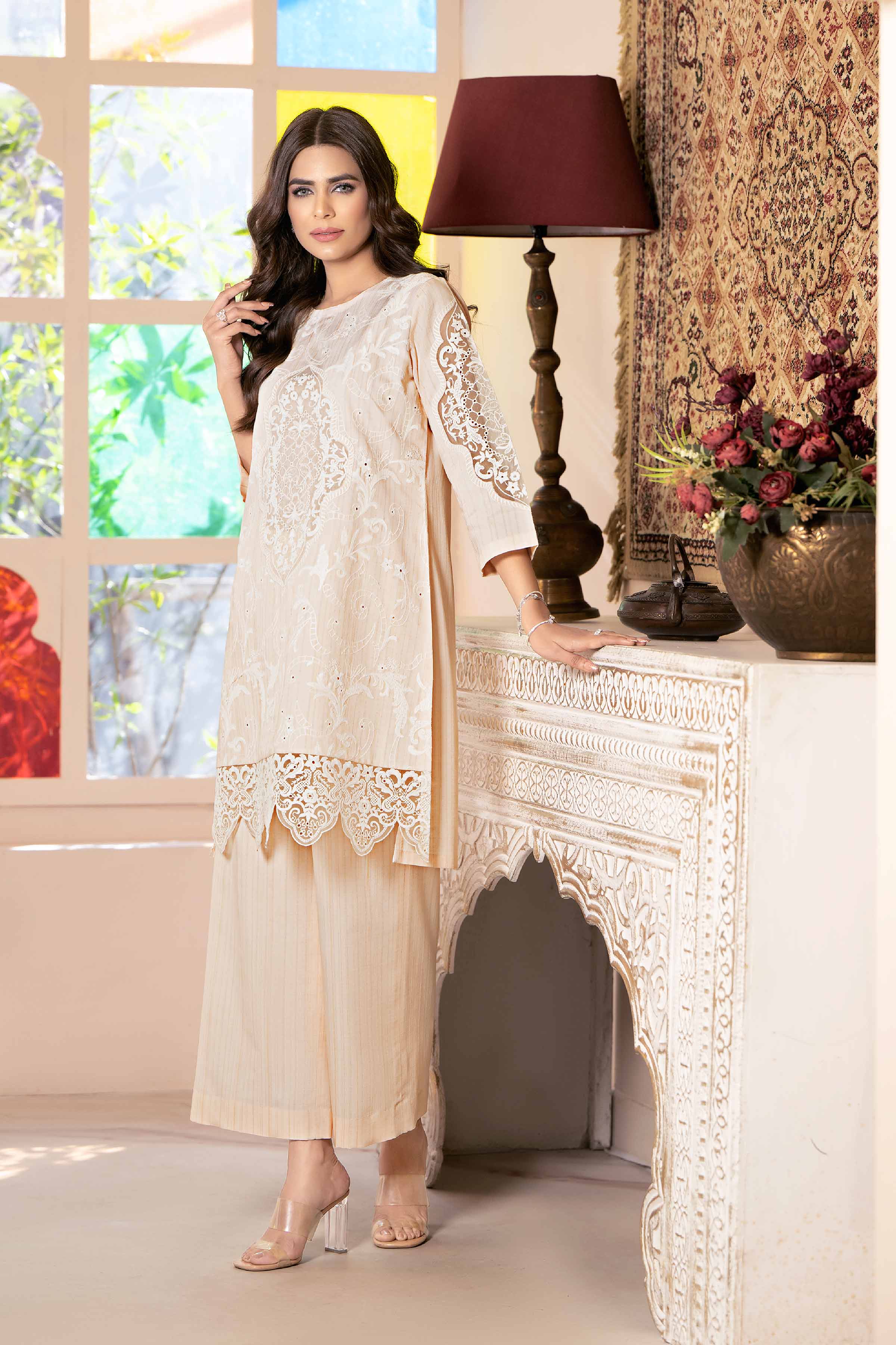 2 Piece - Embroidered Suit - KFE24-13