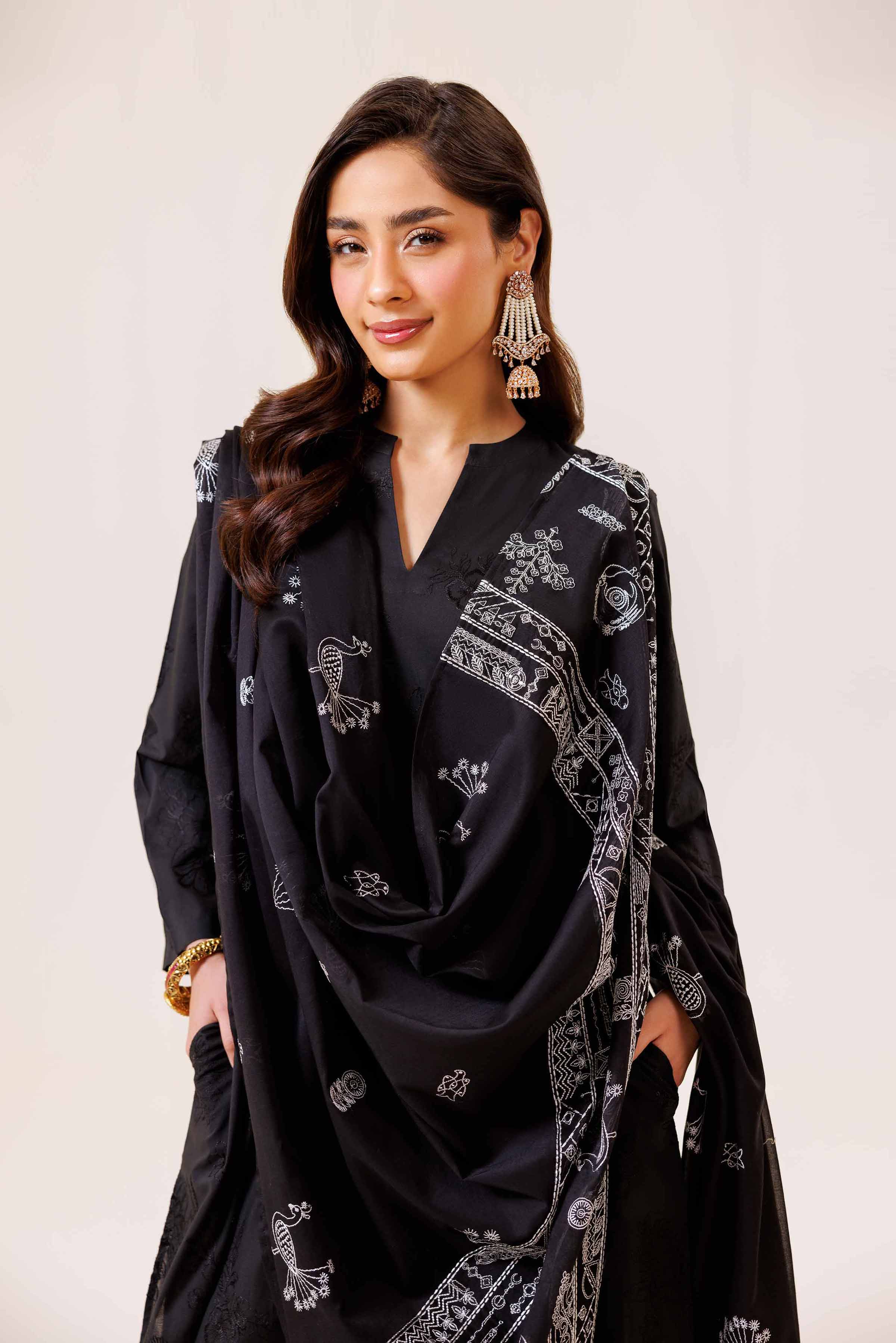 3 Piece - Embroidered Suit - KFE24-24