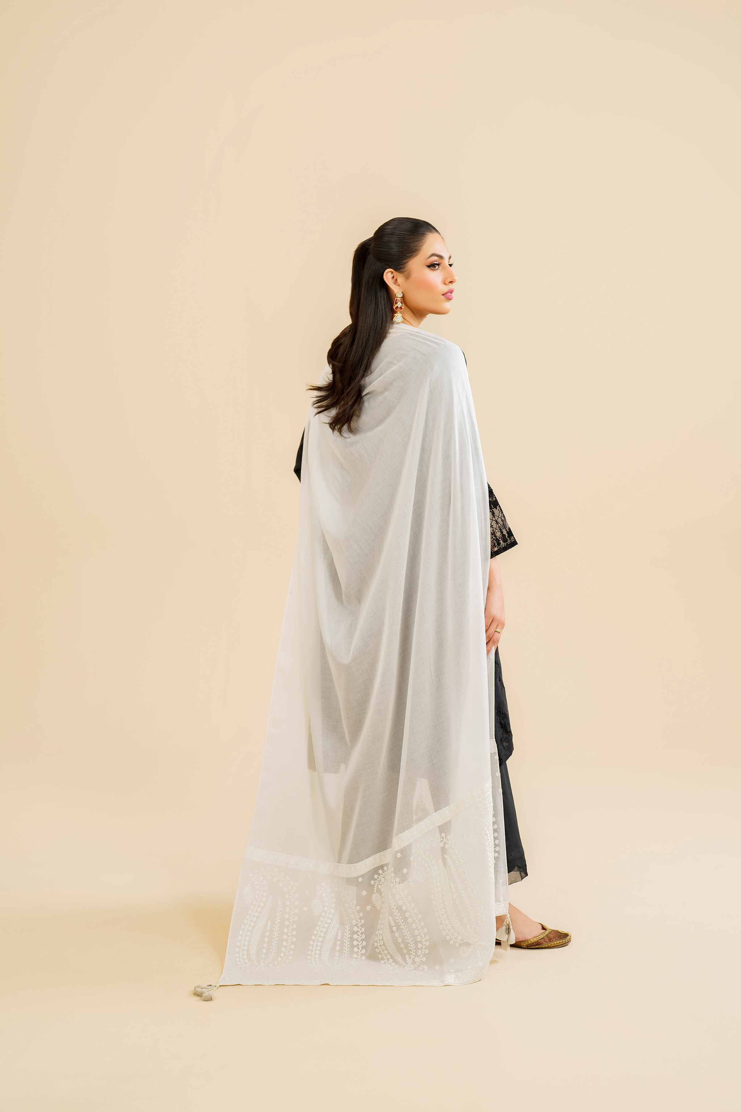 Embroidered Dupatta - KFE24-66