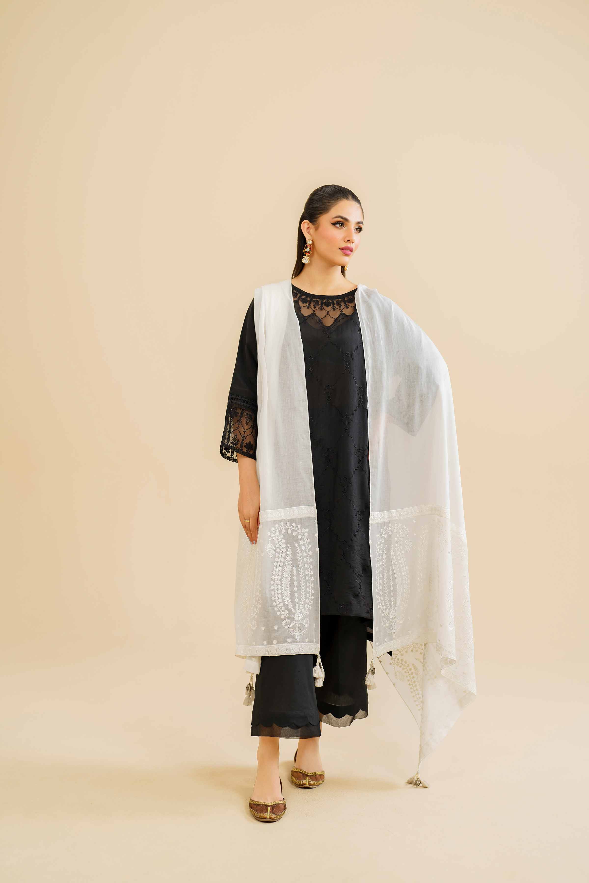 Embroidered Dupatta - KFE24-66