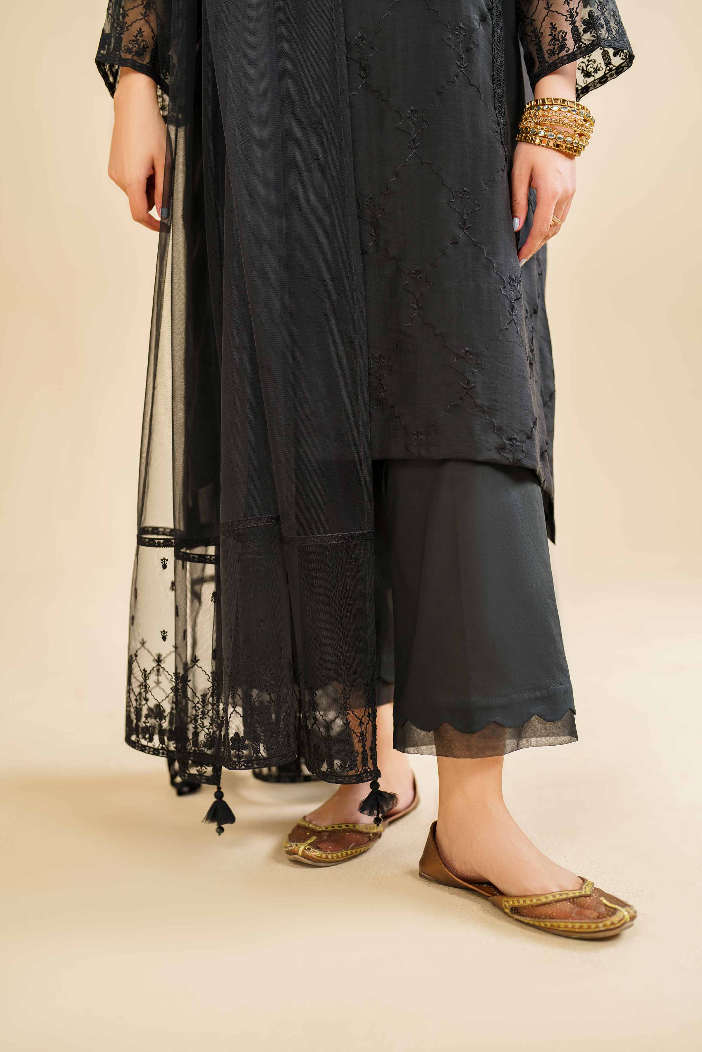 3 Piece - Embroidered Suit - KFE24-83