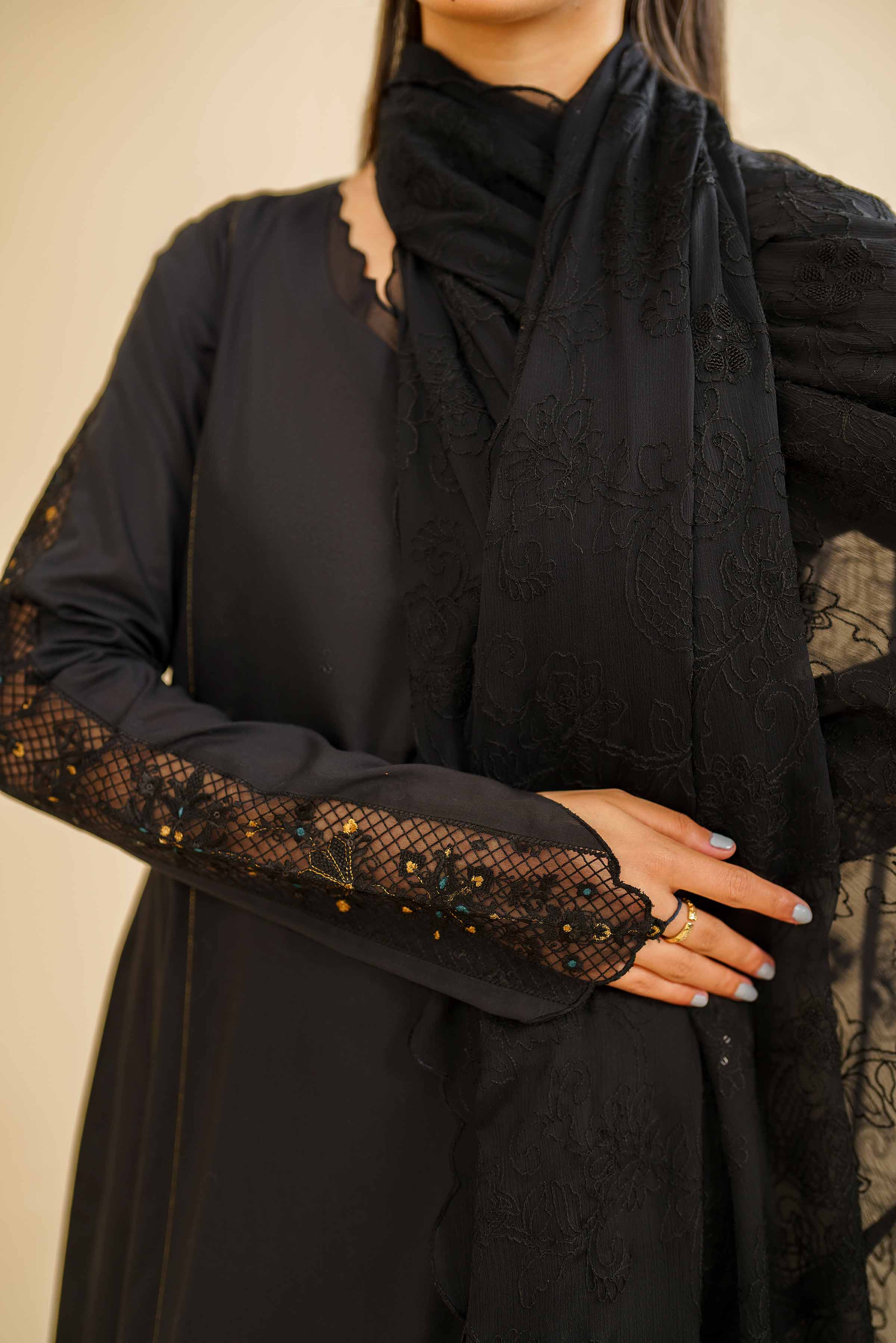 3 Piece - Embroidered Suit - KFE24-84