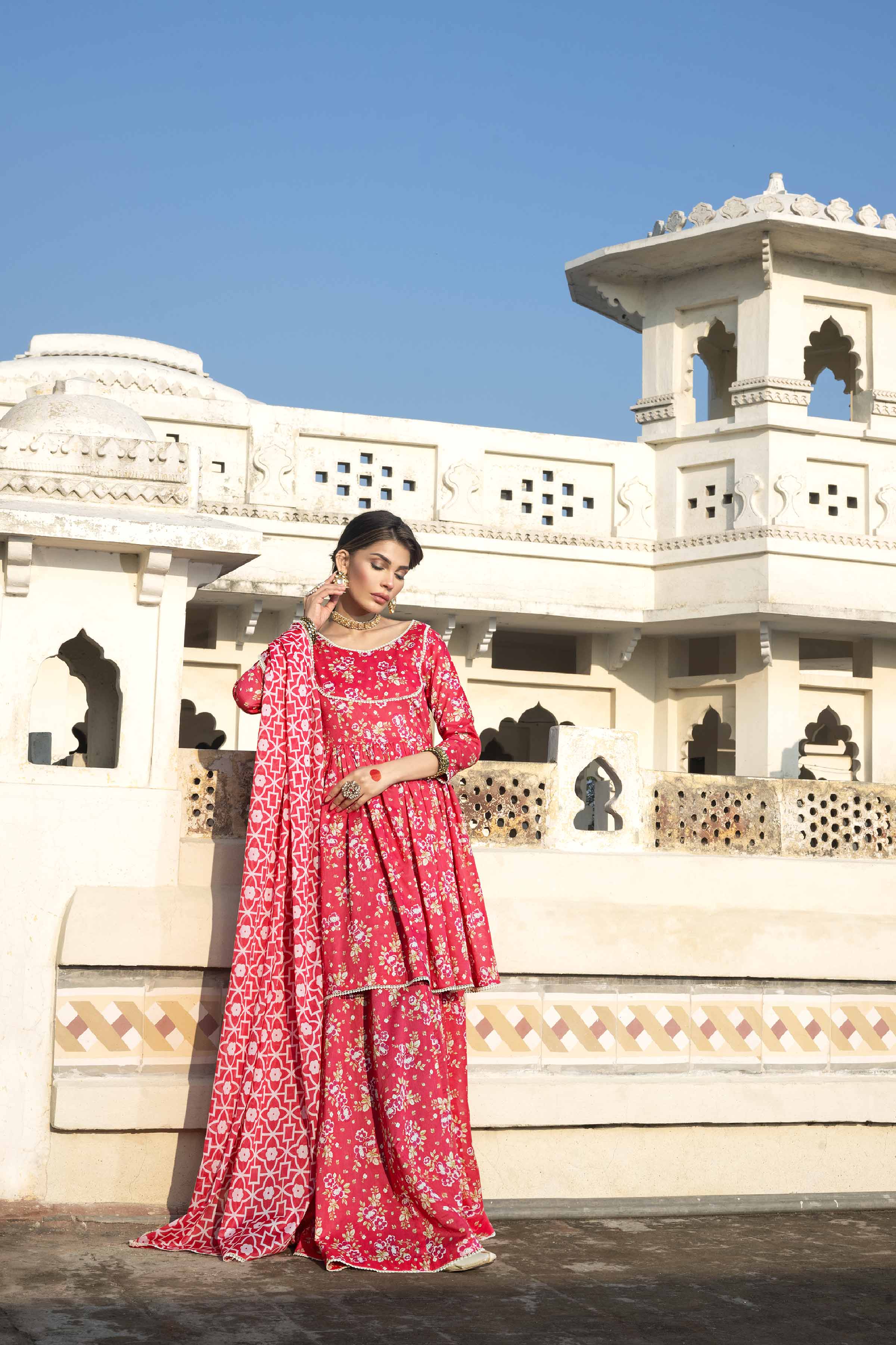 3 Piece - Printed Suit - KFE24-88