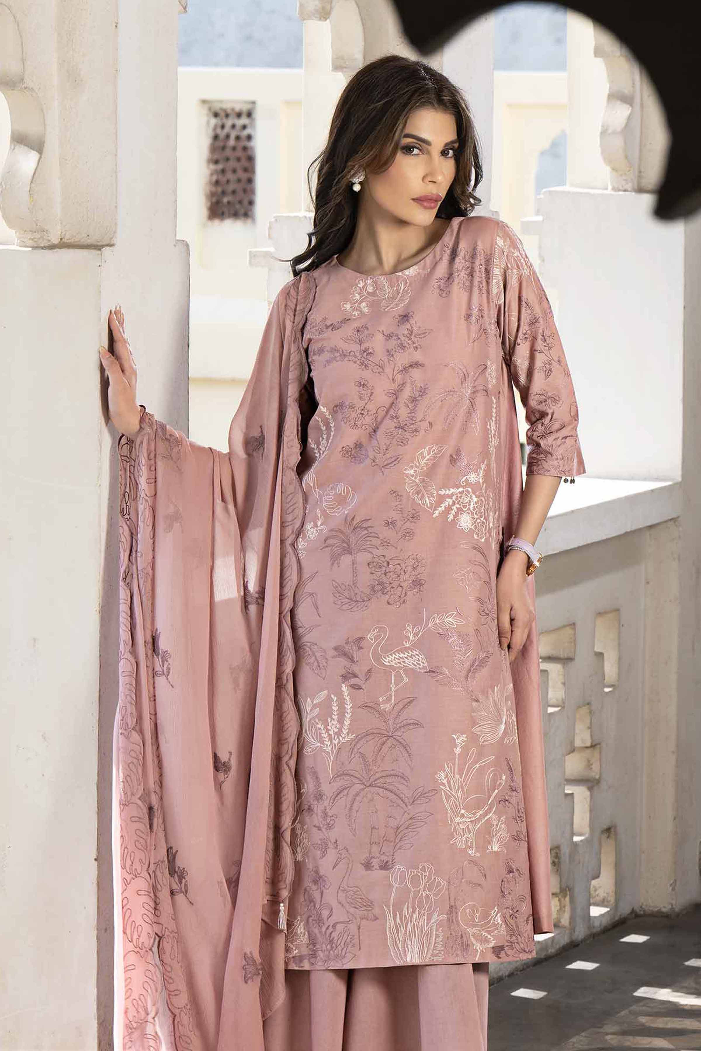 3 Piece - Embroidered Suit - KFE24-92
