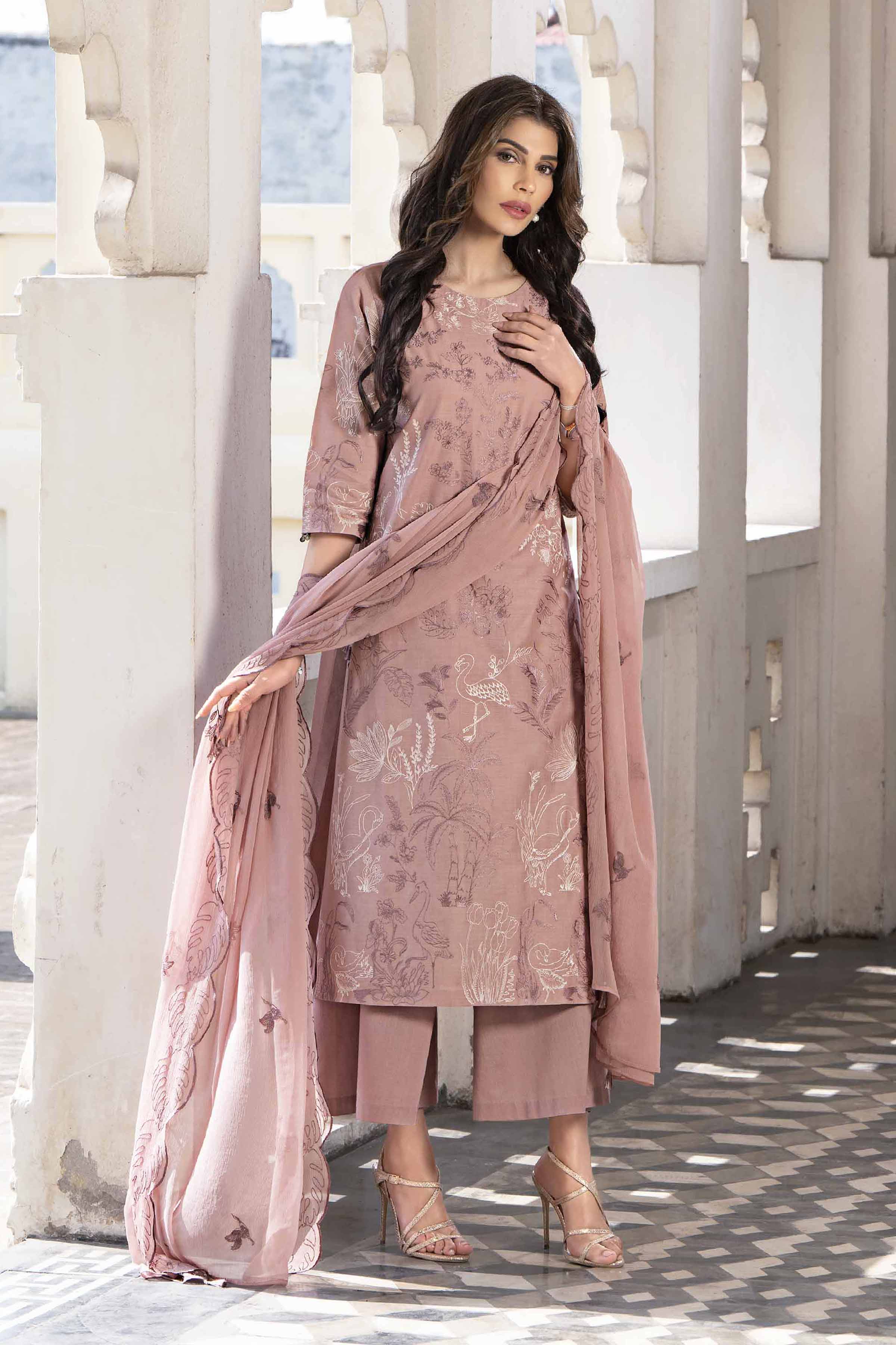 3 Piece - Embroidered Suit - KFE24-92