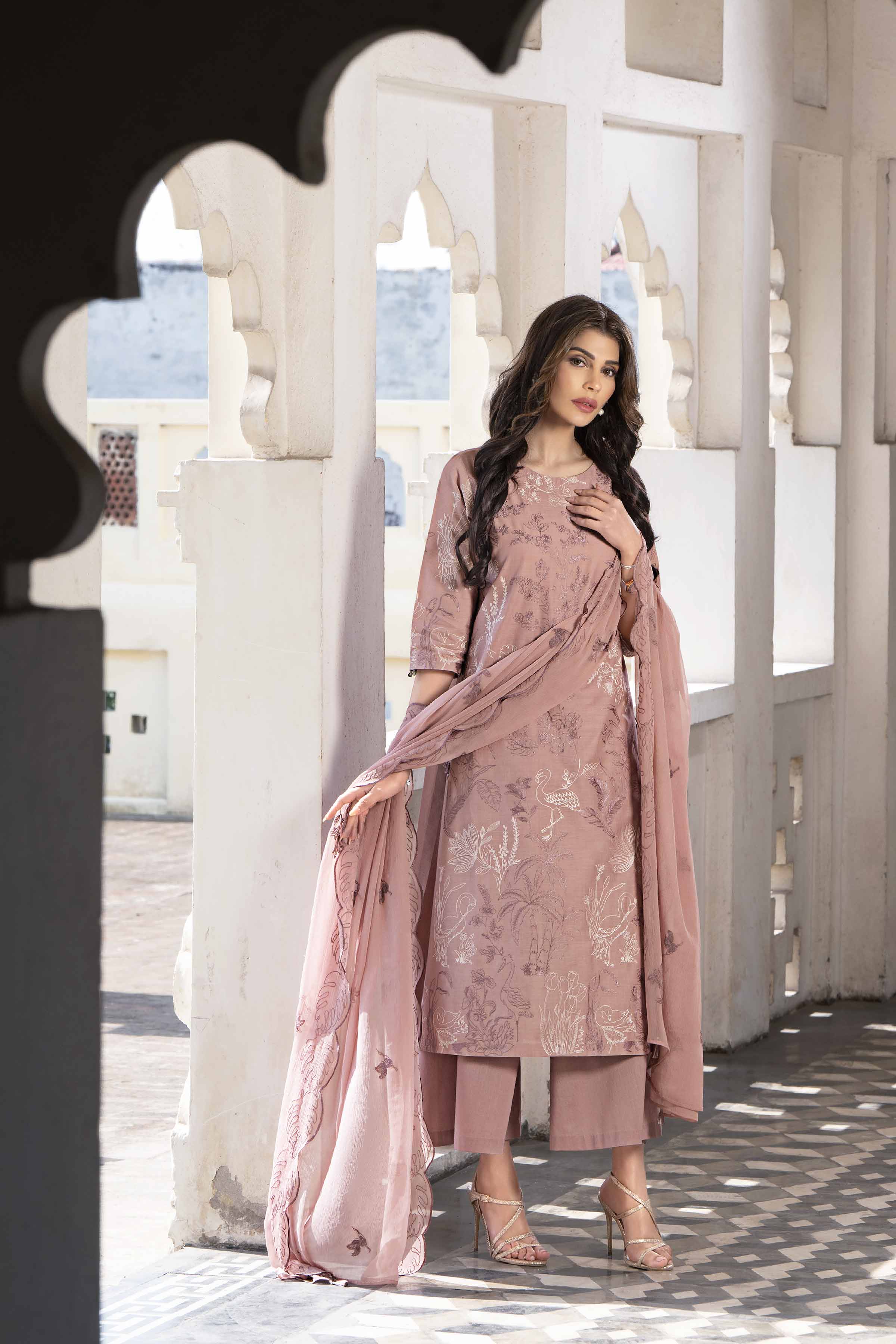 3 Piece - Embroidered Suit - KFE24-92